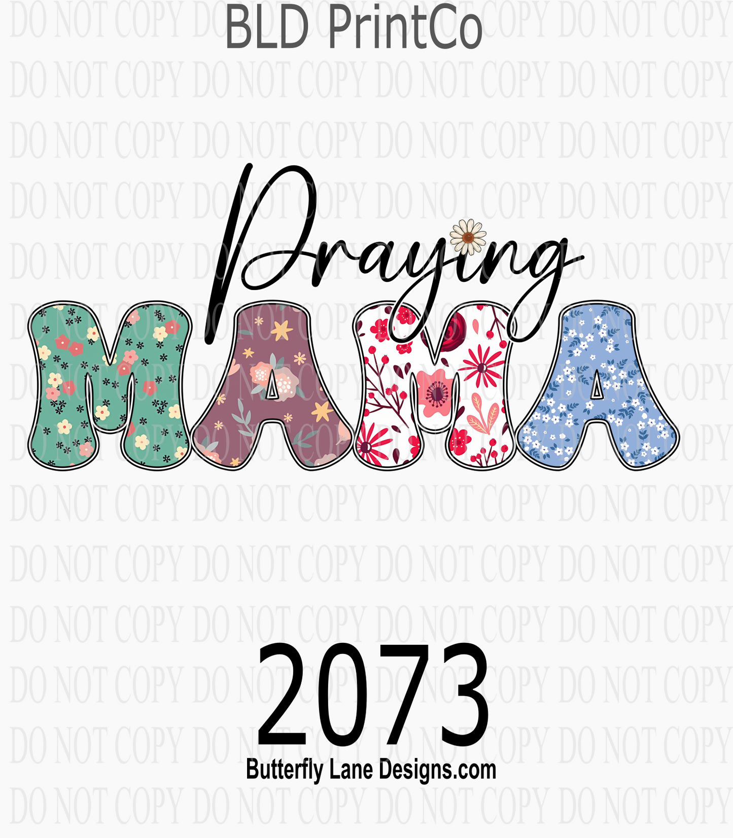 D2073 Praying mama