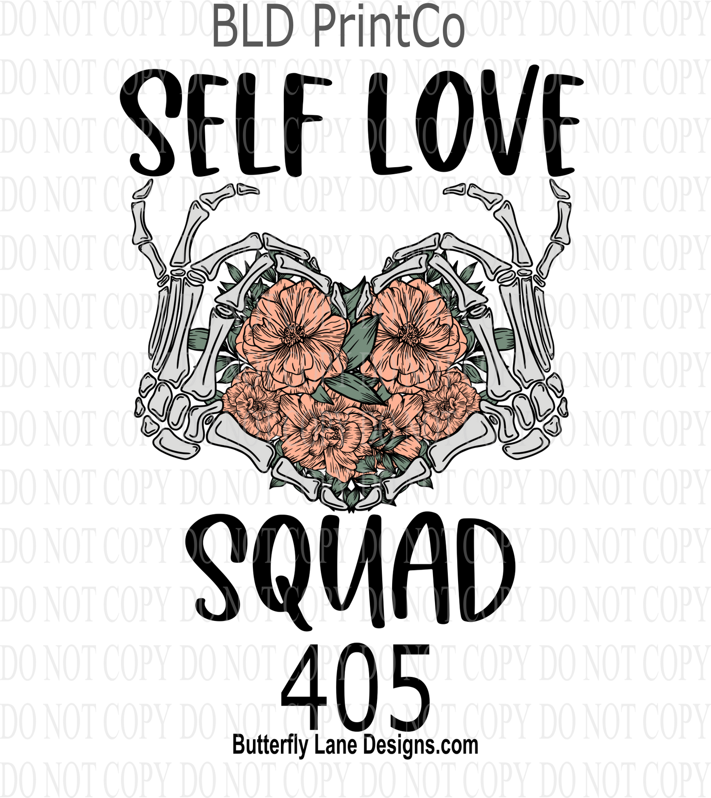 D405 Self love squad :: Clear Decal :: VC Decal