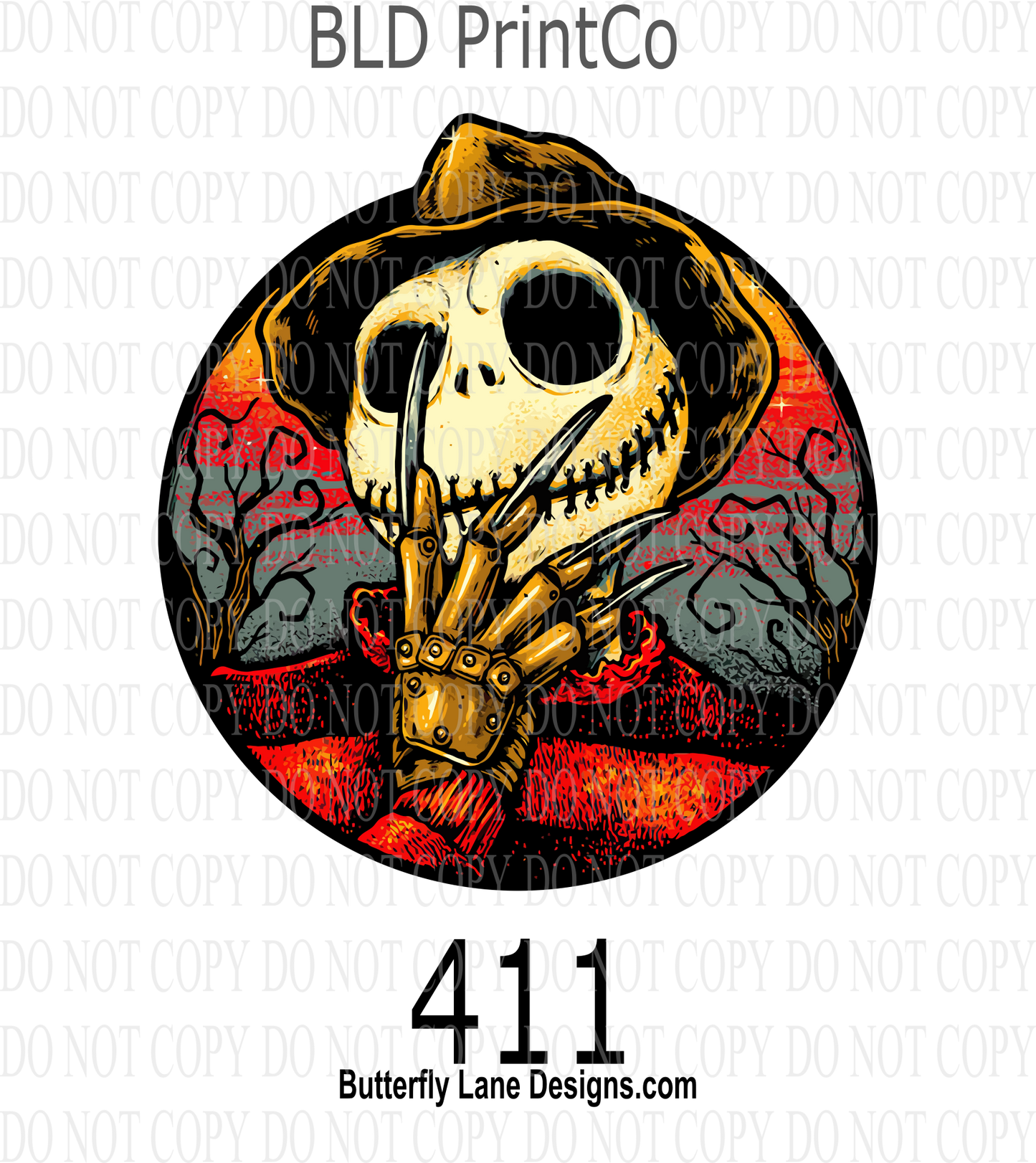 D411 NBC Meets Freddy::  Clear Decal :: VC Decal