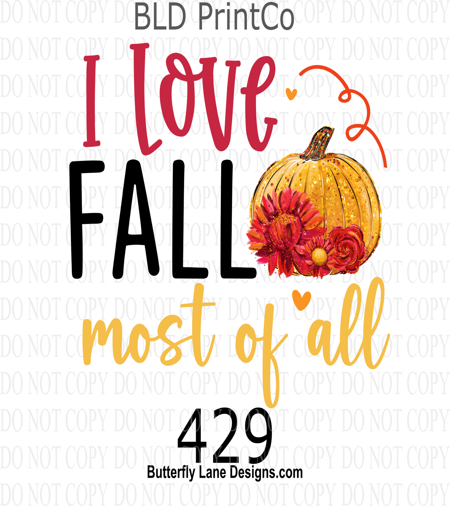 D429 I Love fall most of all