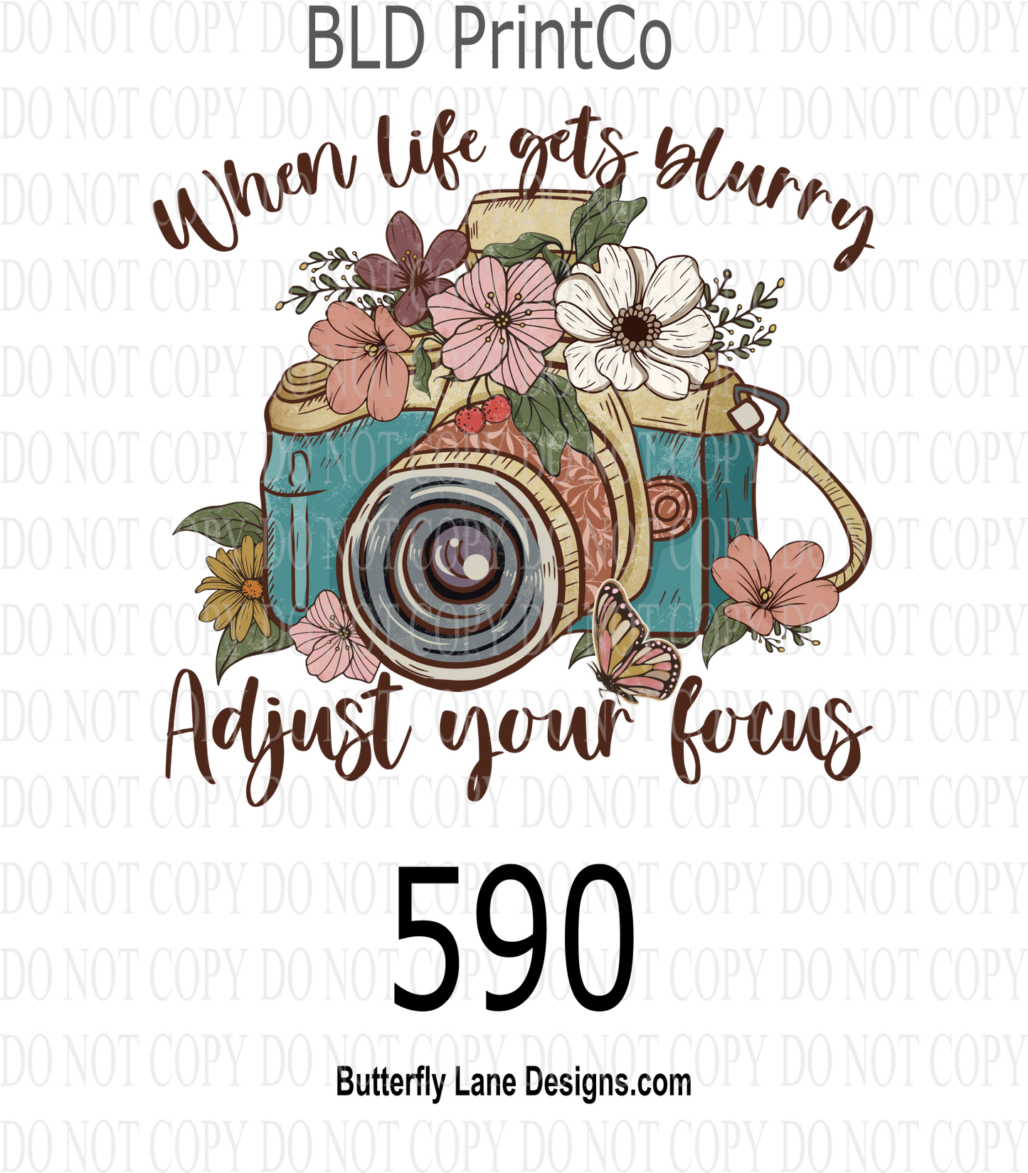 D590 When life gets blurry-adjust your focus :: Decal