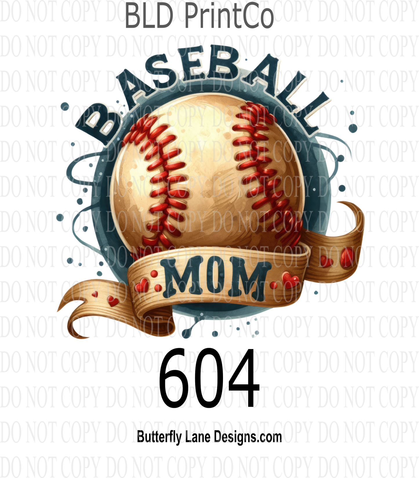 D604 Baseball Mom