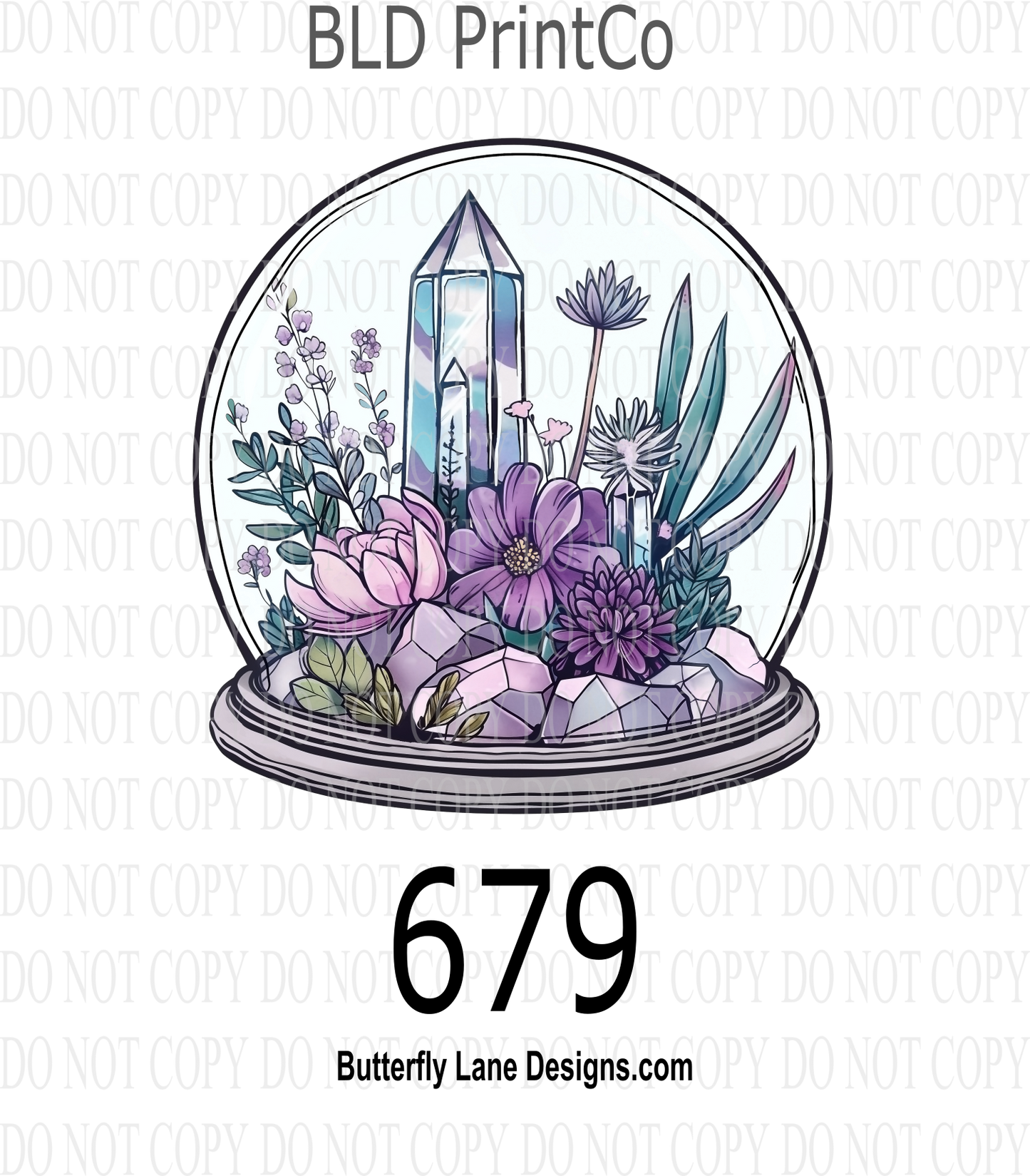 D679 Crystal Terrarium