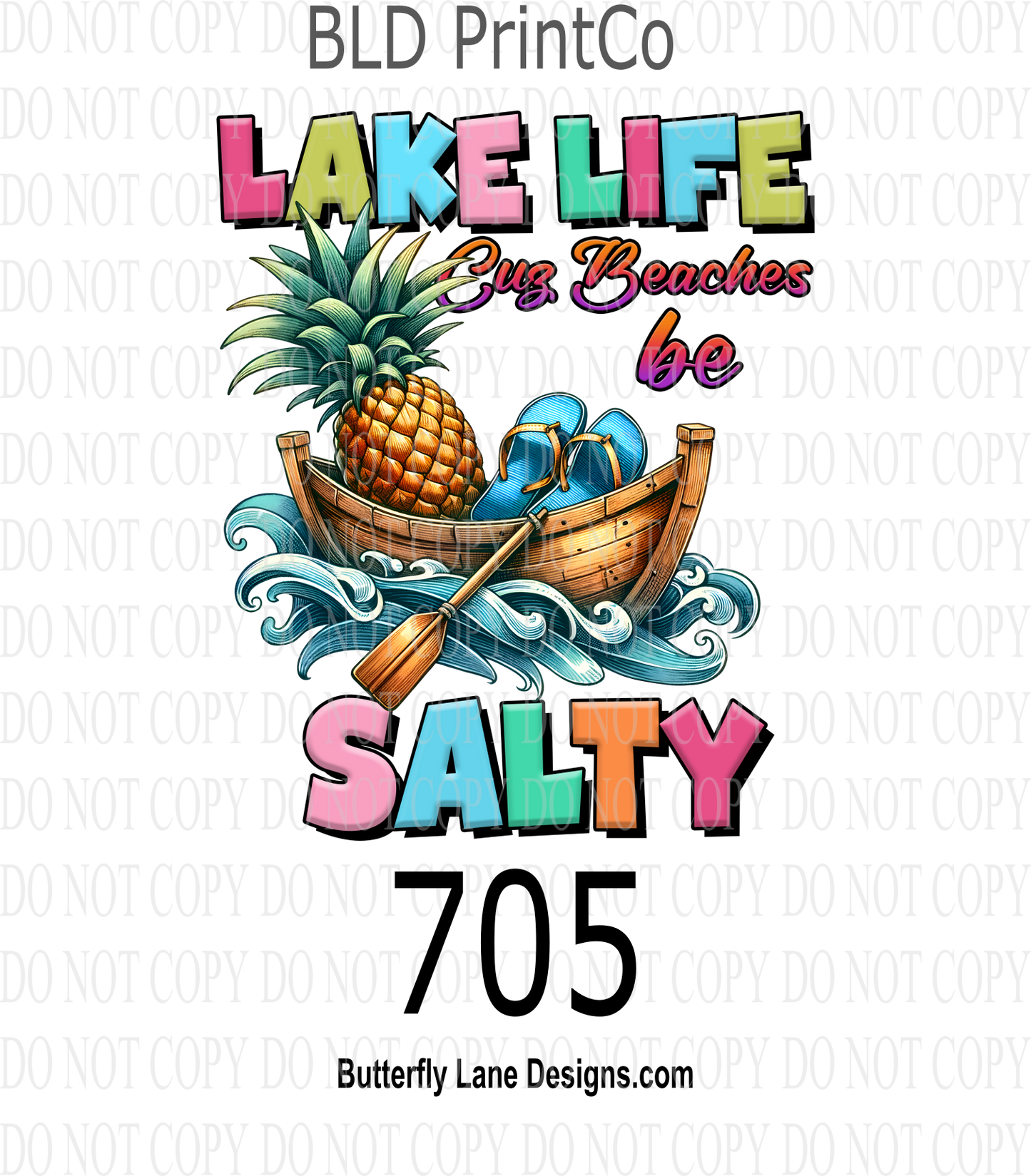 D705 Lake Life- Cuz beaches be salty