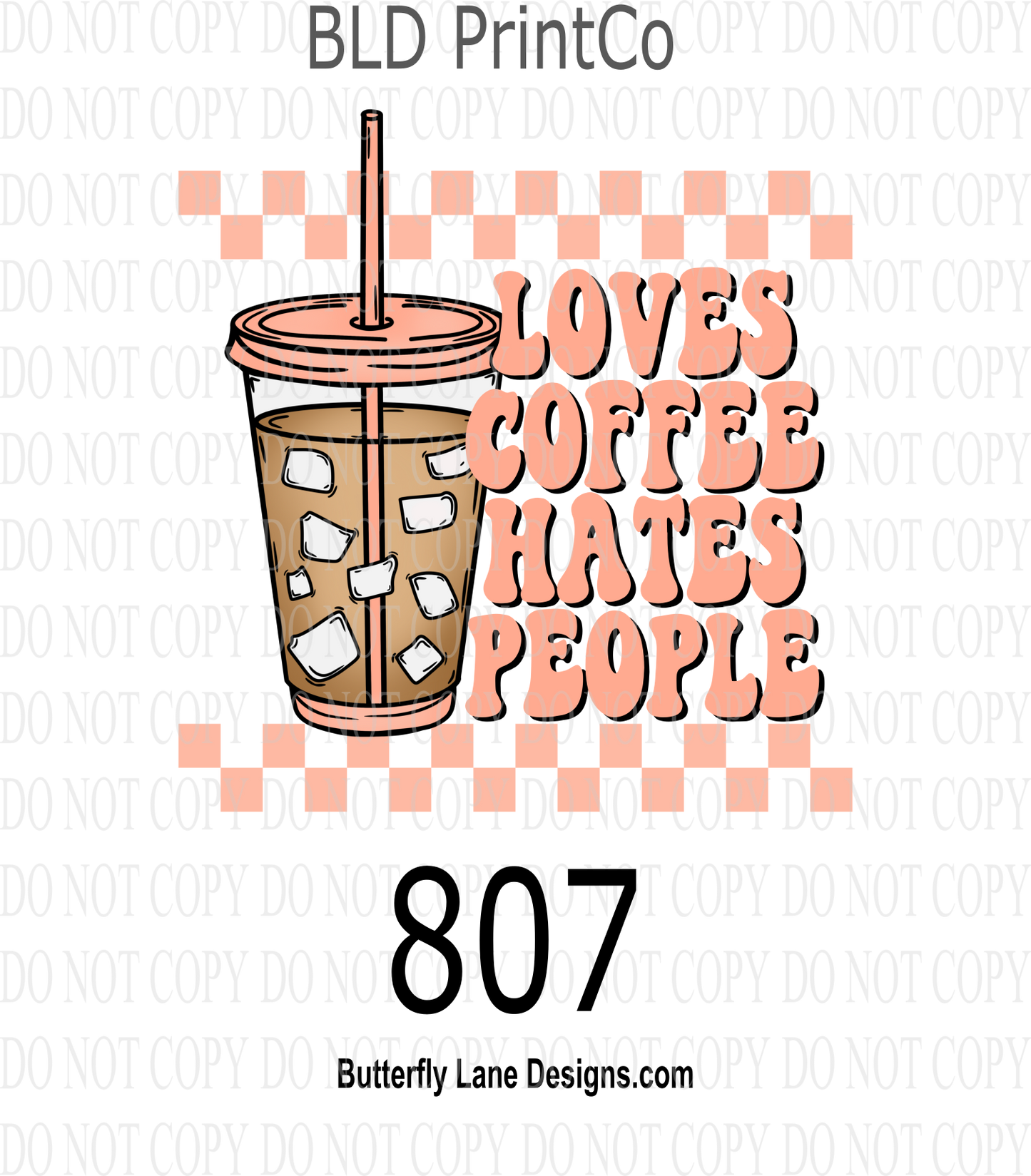 D807 Loves Coffee, Hates People