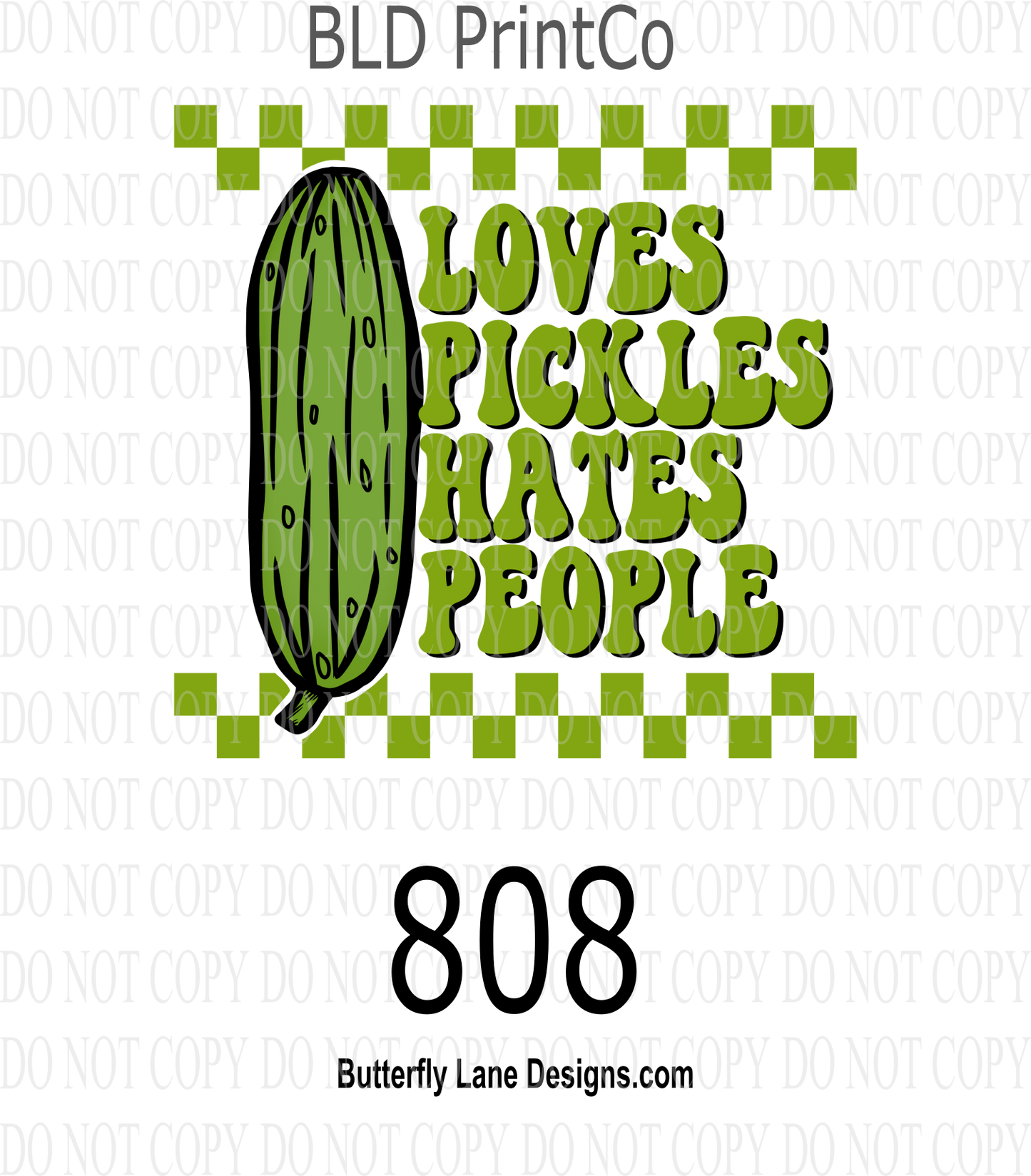 D808 Loves Pickles, Hates People