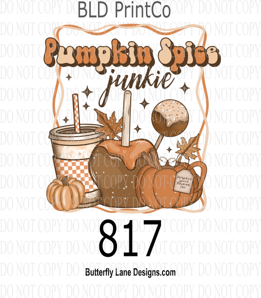 D817 Pumpkin Spice Junkie