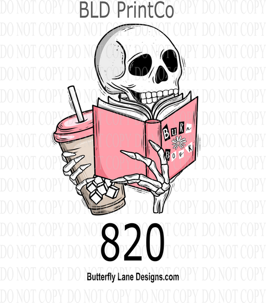 D820 Skelly Burn Book