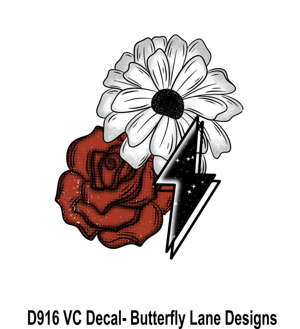 D916 Flowers in my hair, Rock N Roll in my Soul