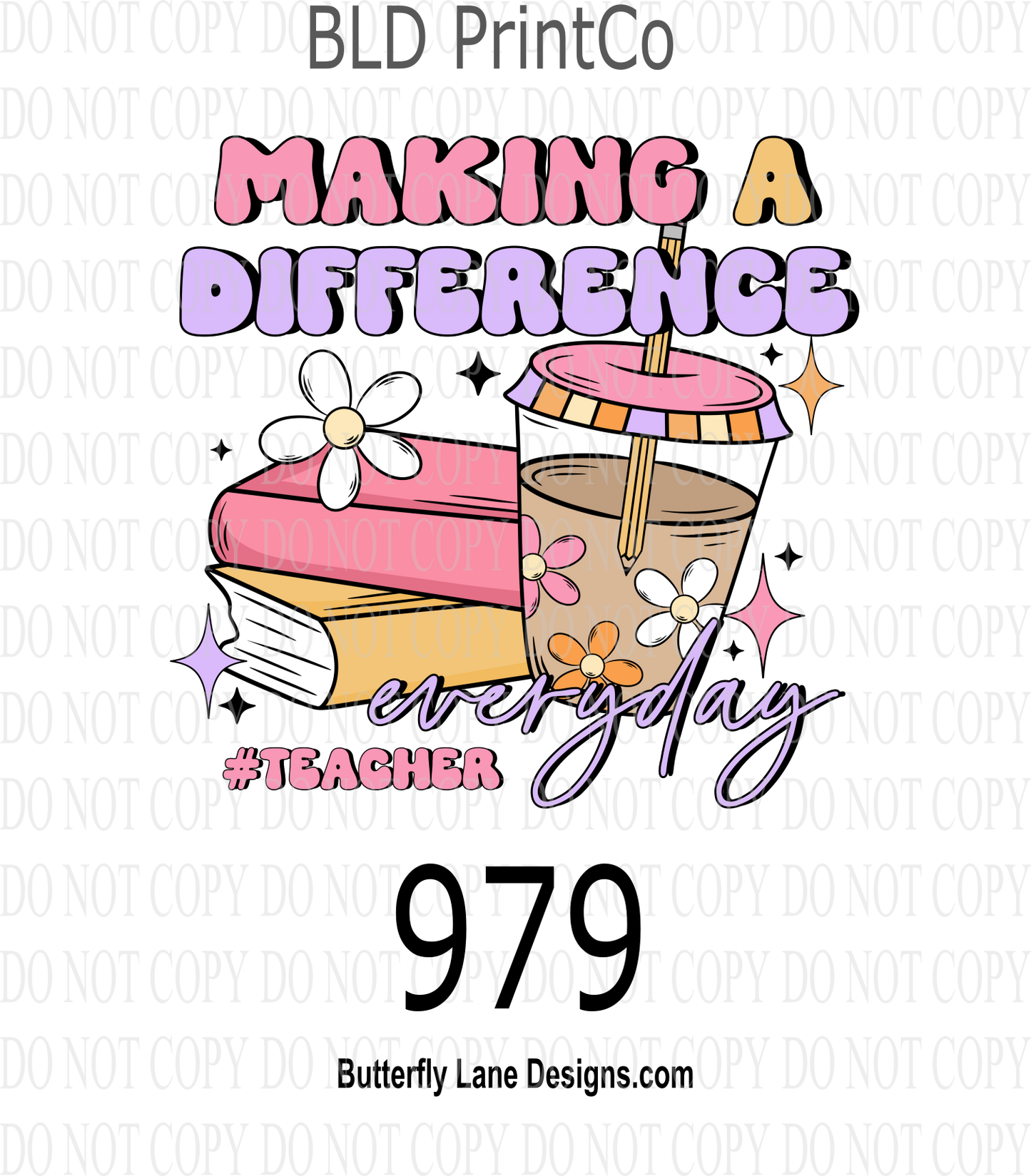 D 979 Making a difference everyday- # teacher