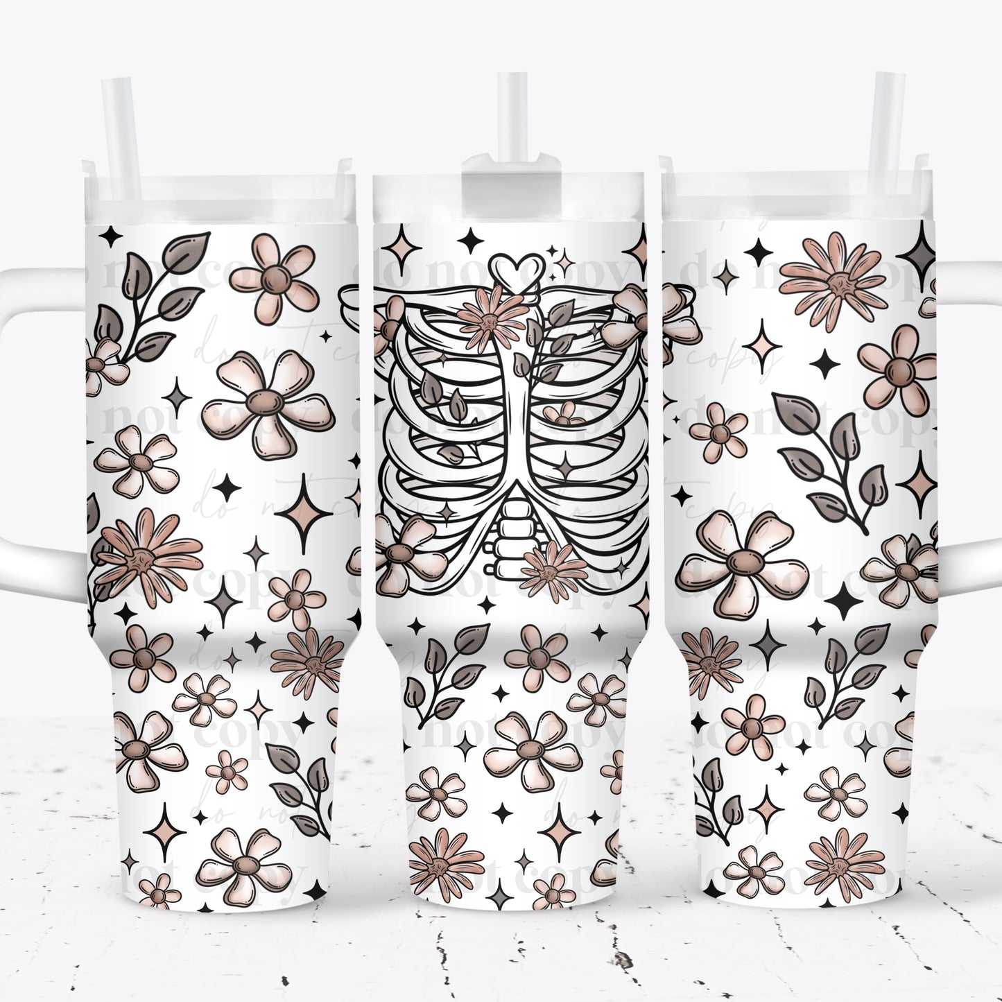 F22 Floral Ribcage