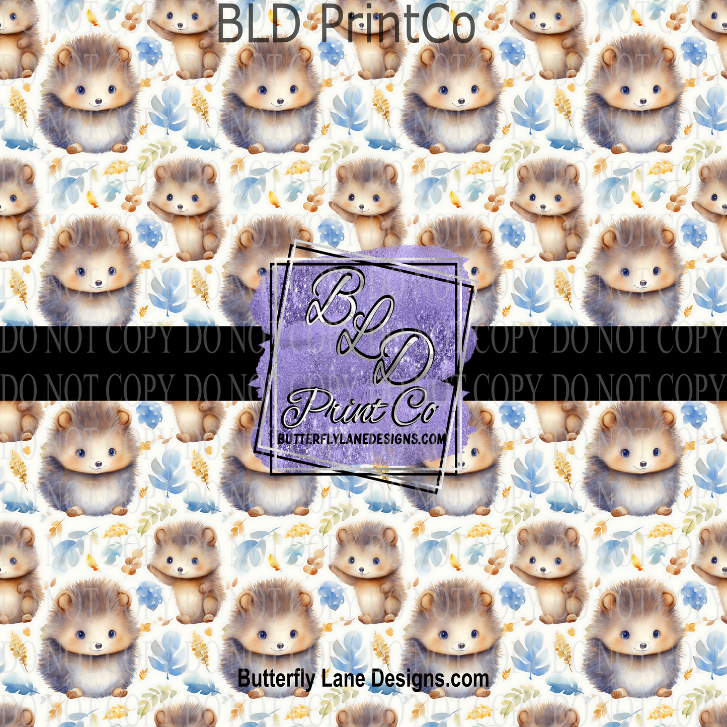 Fall Hedge Hogs 2- PV 818 Patterned Vinyl