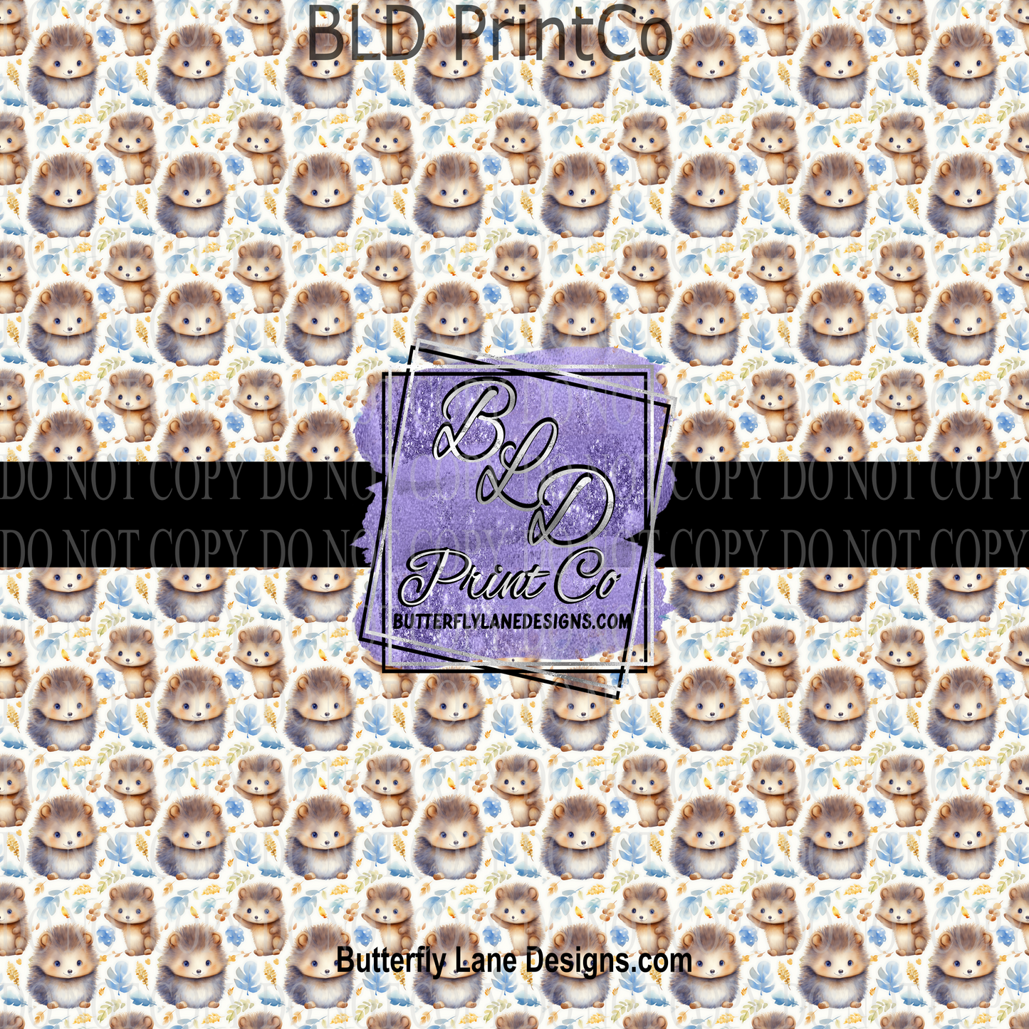 Fall Hedge Hogs 2- PV 818 Patterned Vinyl