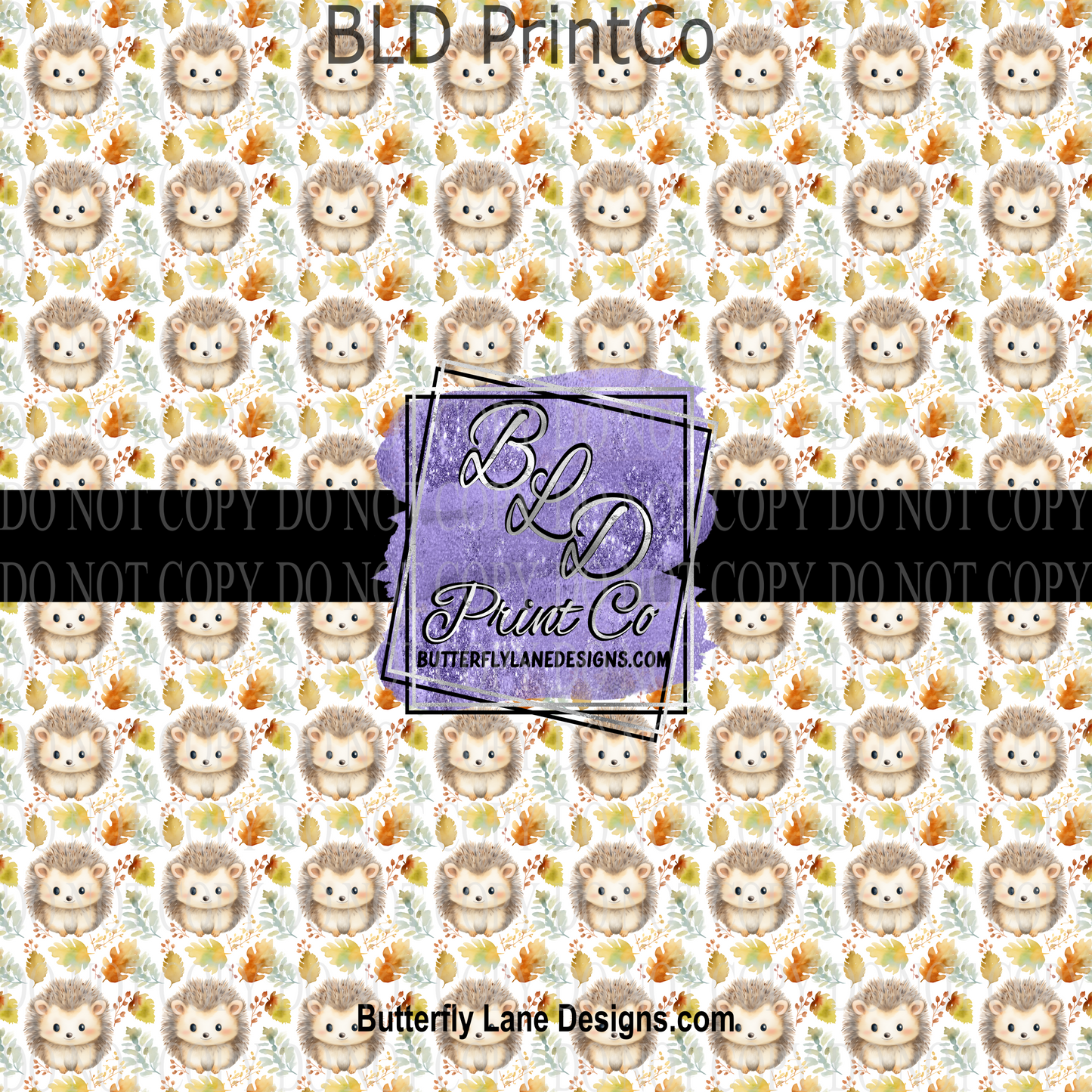 Fall Hedge Hogs 3-   PV 819 S  Patterned Vinyl