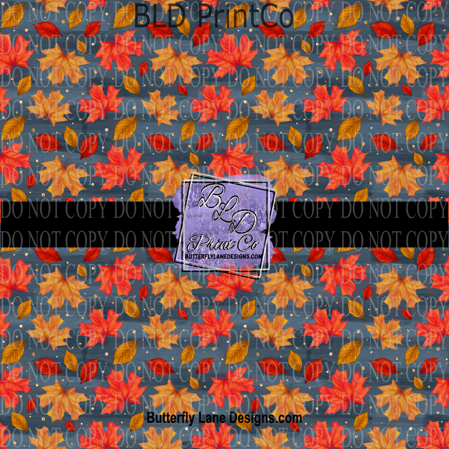 Fall Leaves & Brush strokes PV 738    Patterned Vinyl