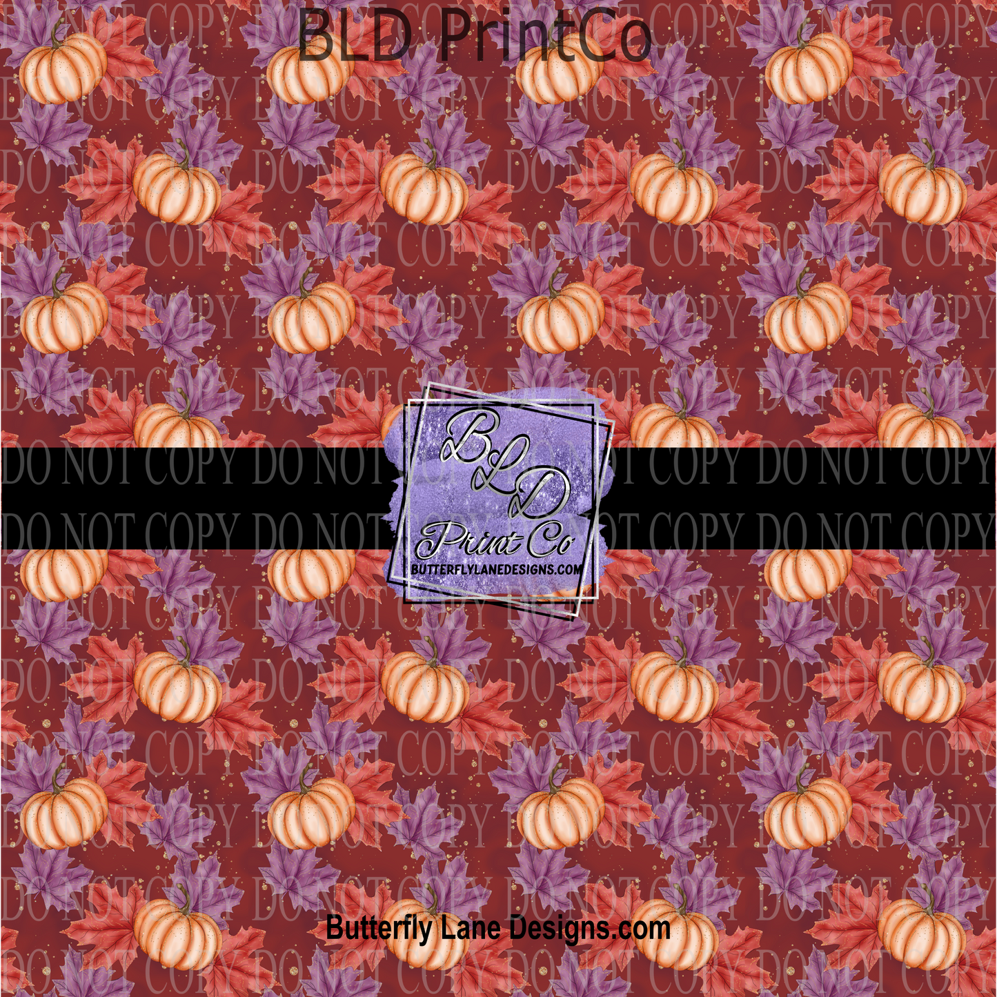 Fall Pumpkins & Florals PV 727 Patterned Vinyl