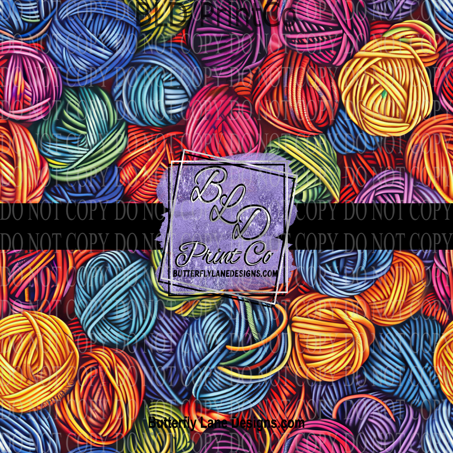 For the Love of Yarn-Knitting-Crochet- PV 1087   ::  Patterned Vinyl