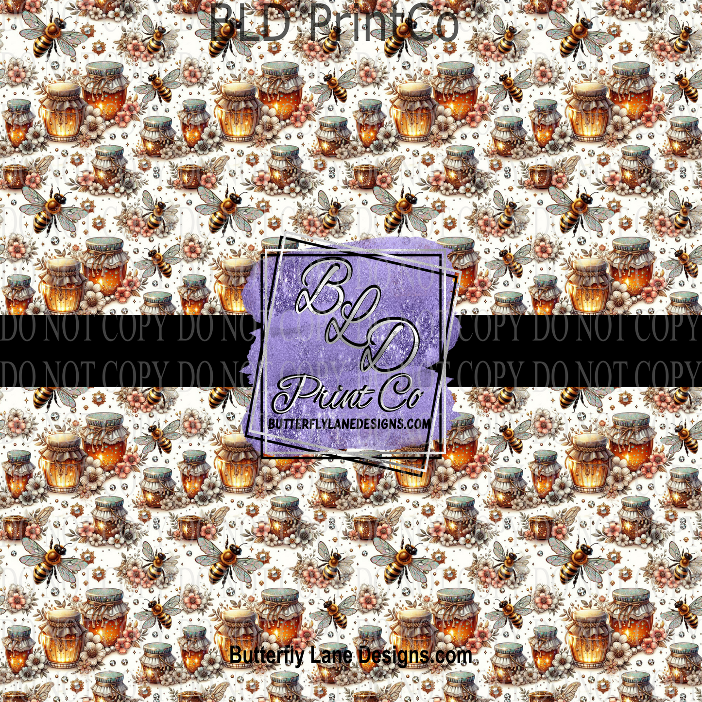 Glitter Honey Bee- PV 944 Patterned Vinyl