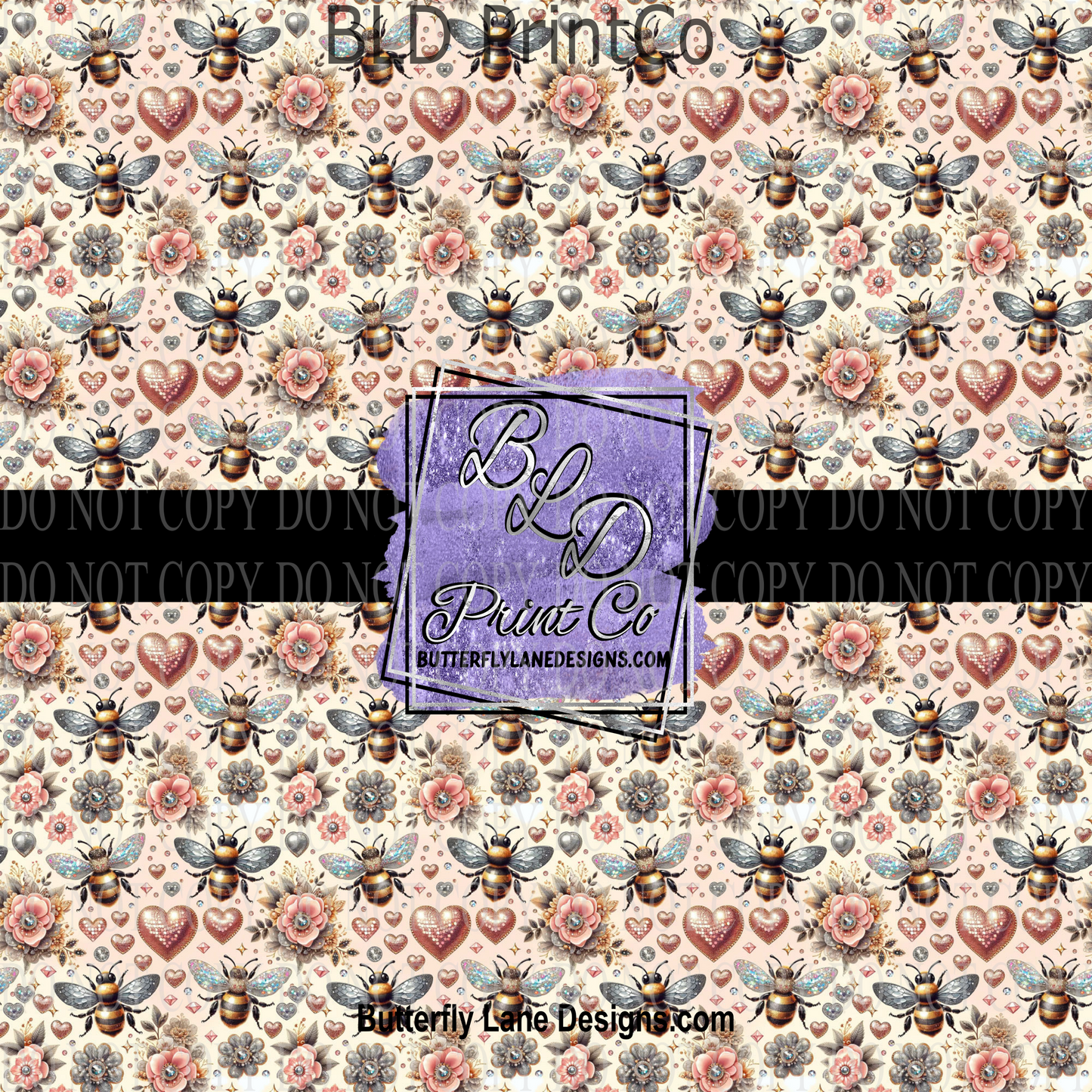 Glitter Honey Bee - PV 946 Patterned Vinyl