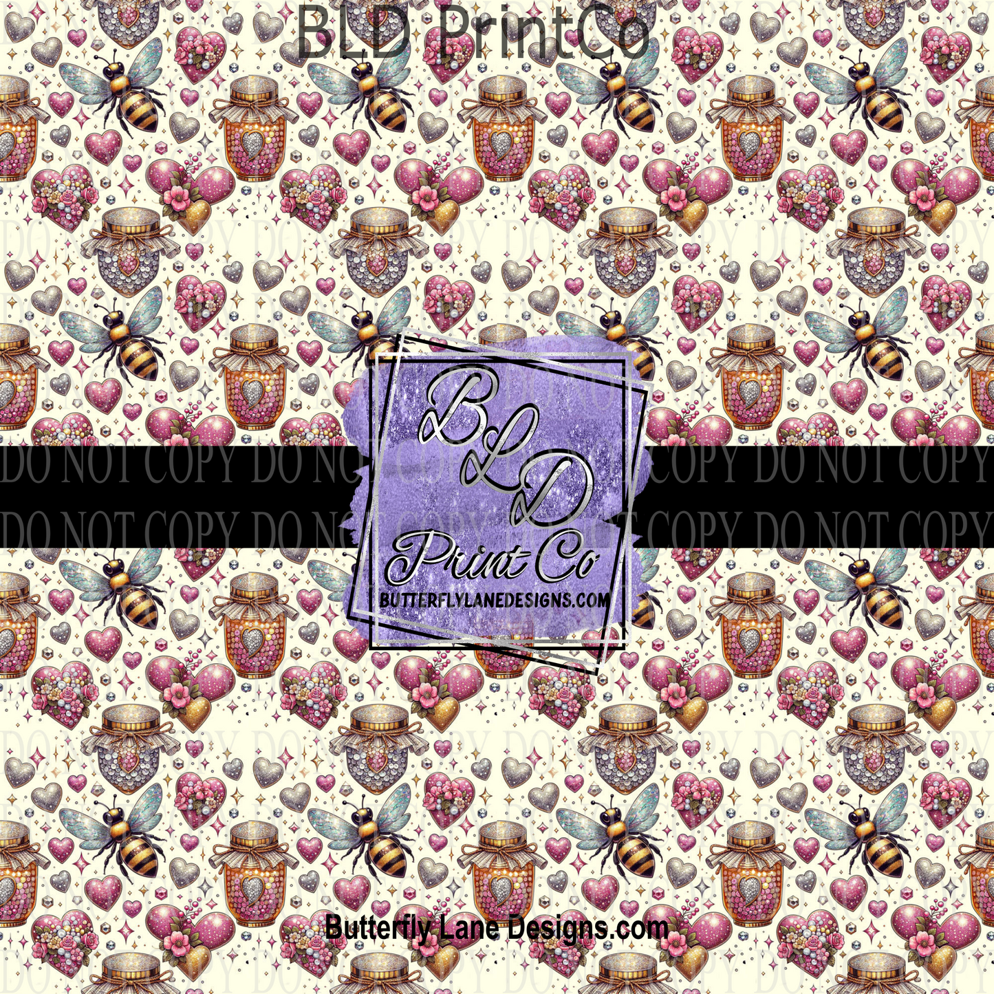 Glitter Honey Bee - PV 947 Patterned Vinyl