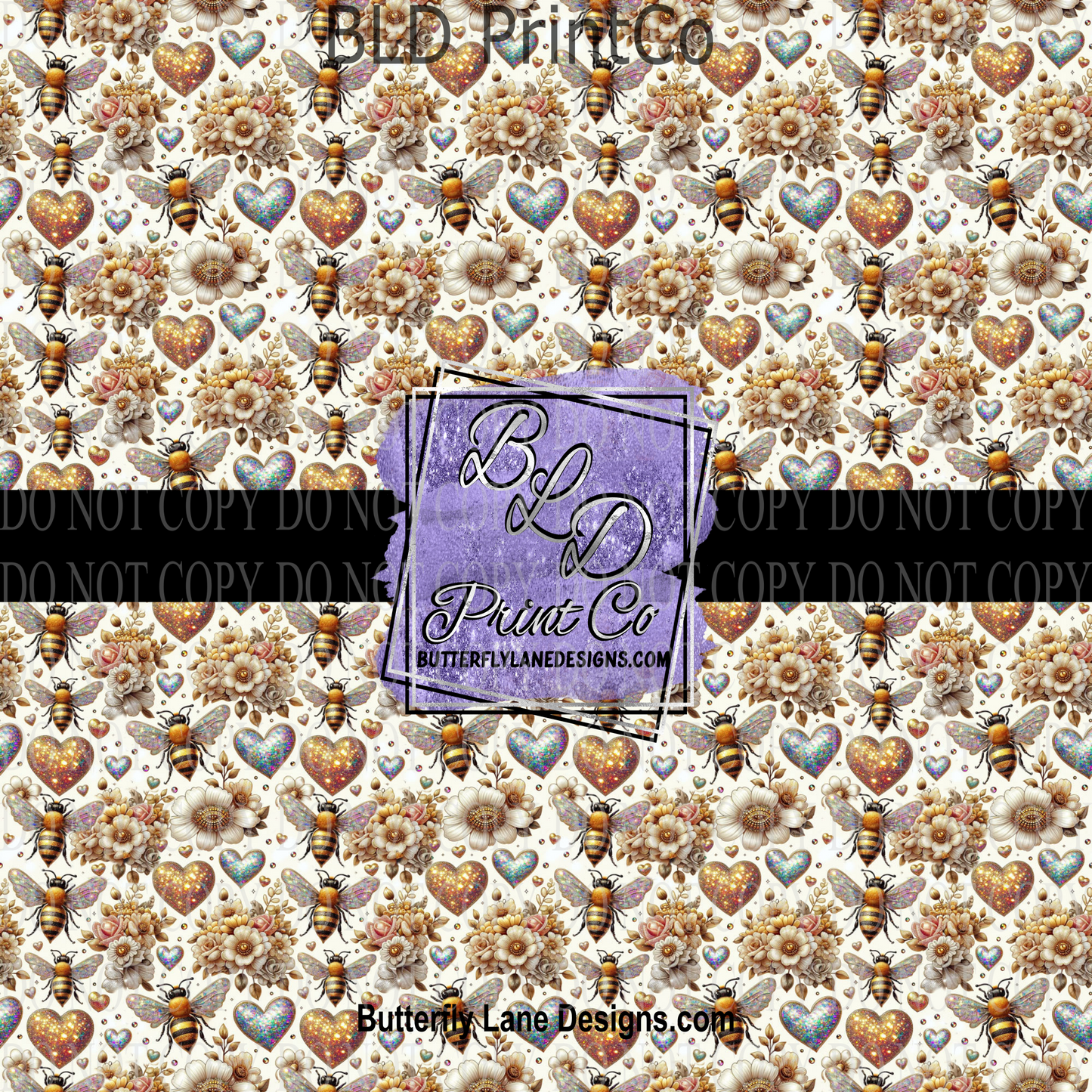 Glitter Honey Bee - PV 948 Patterned Vinyl