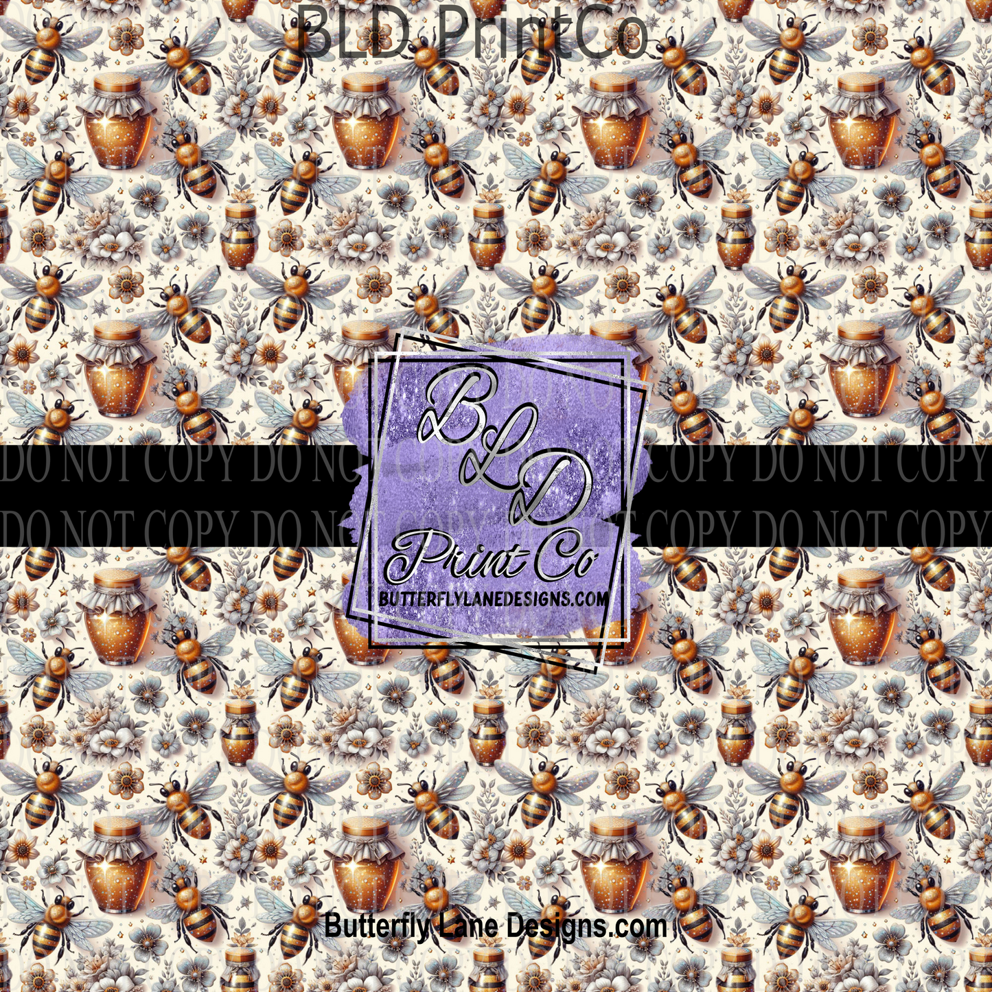 Glitter Honey Bee - PV 951 Patterned Vinyl