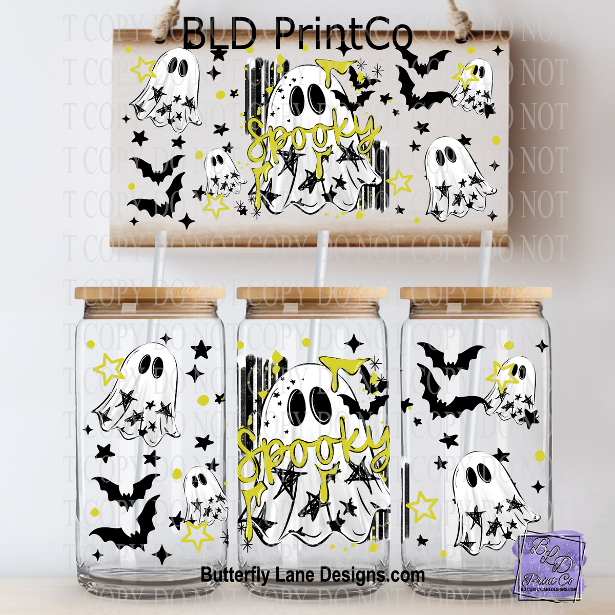 Spooky Sheet Ghosts | Flying Bats & Starry Halloween | L1091