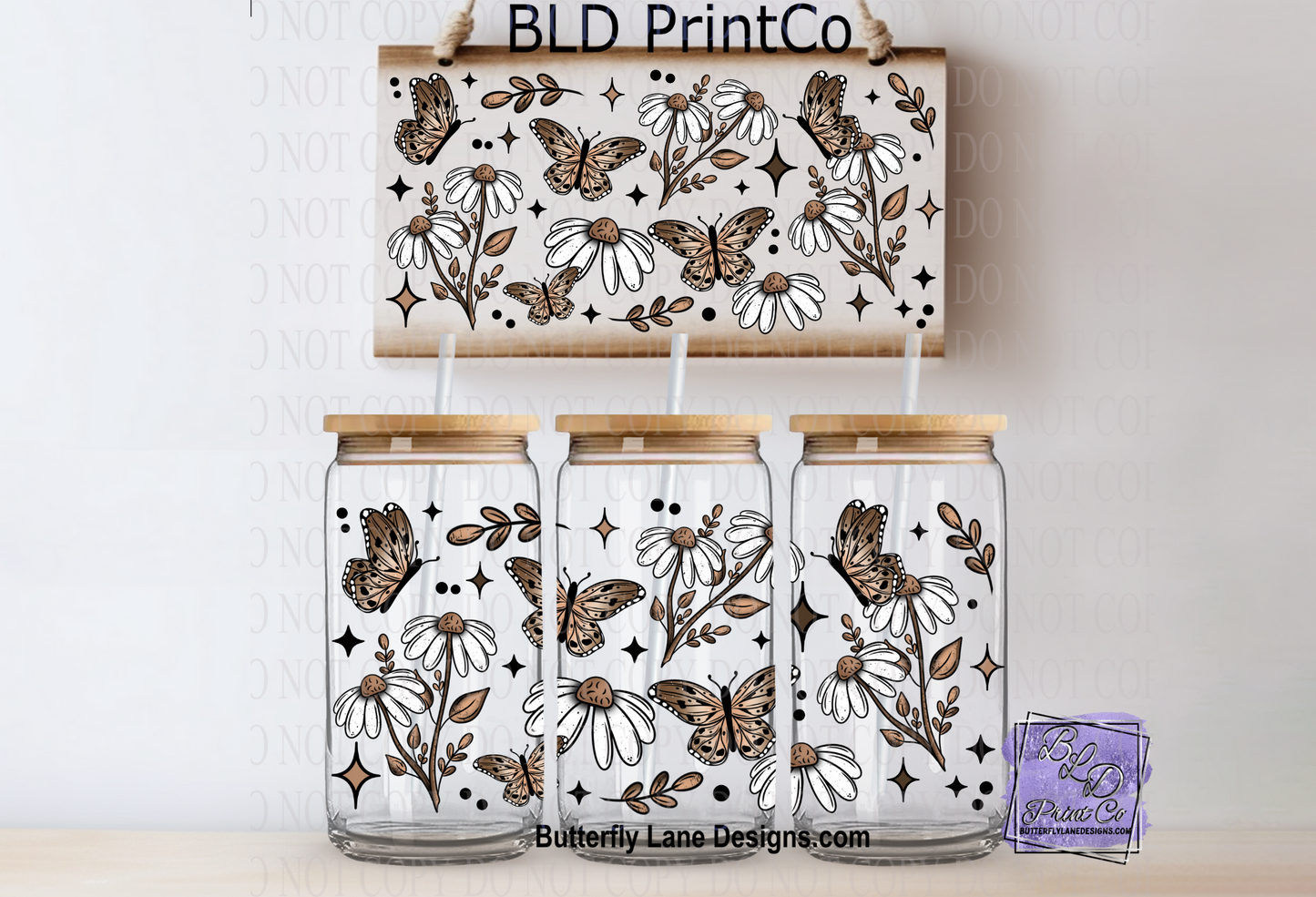 L315 Daisy Butterfly-