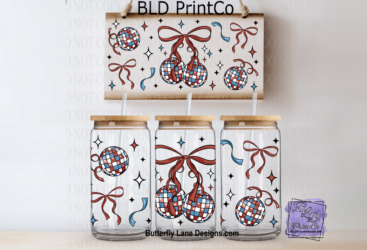 L324 Red White & Blue Coquette-