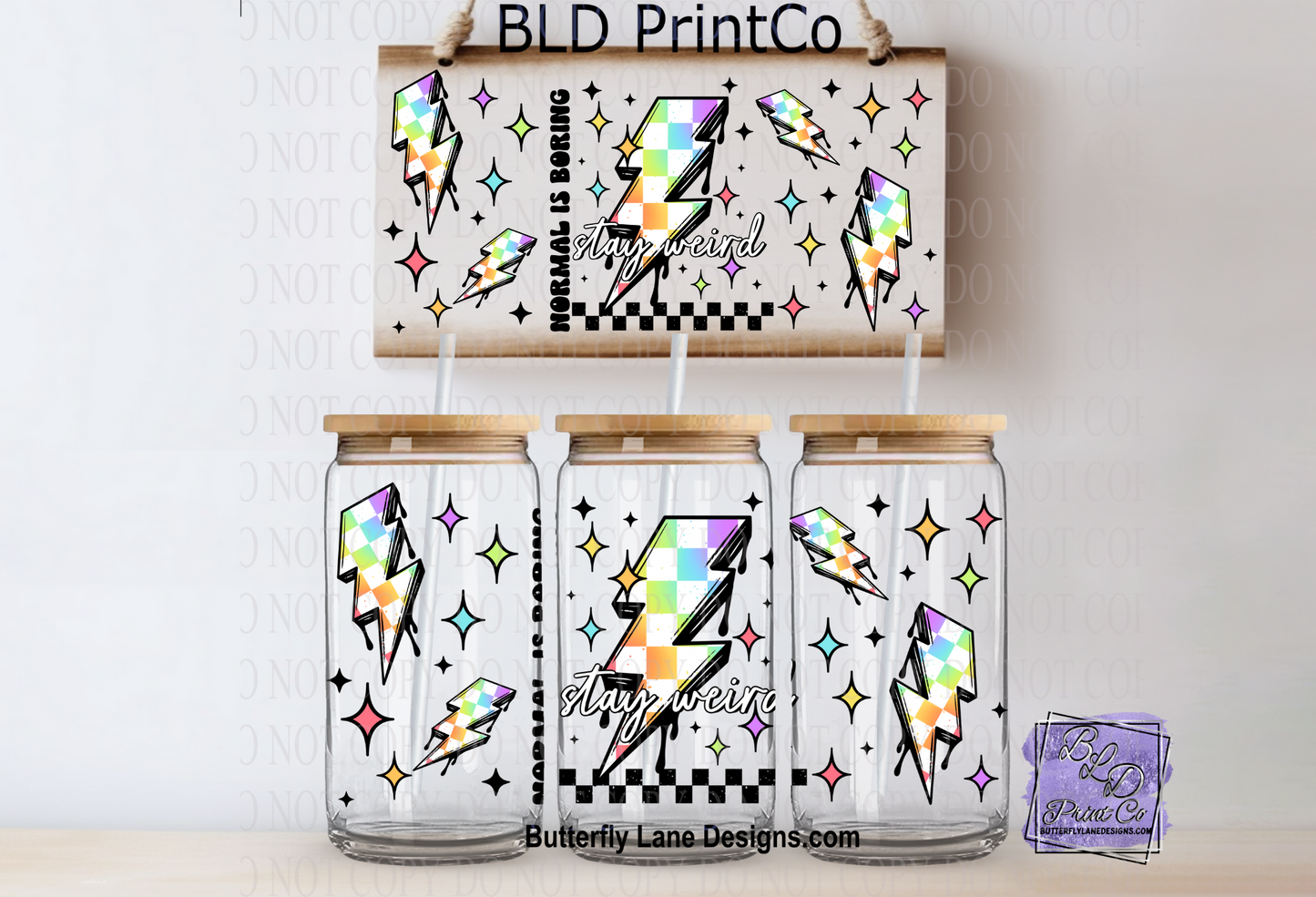 L329 Stay_Weird Black text