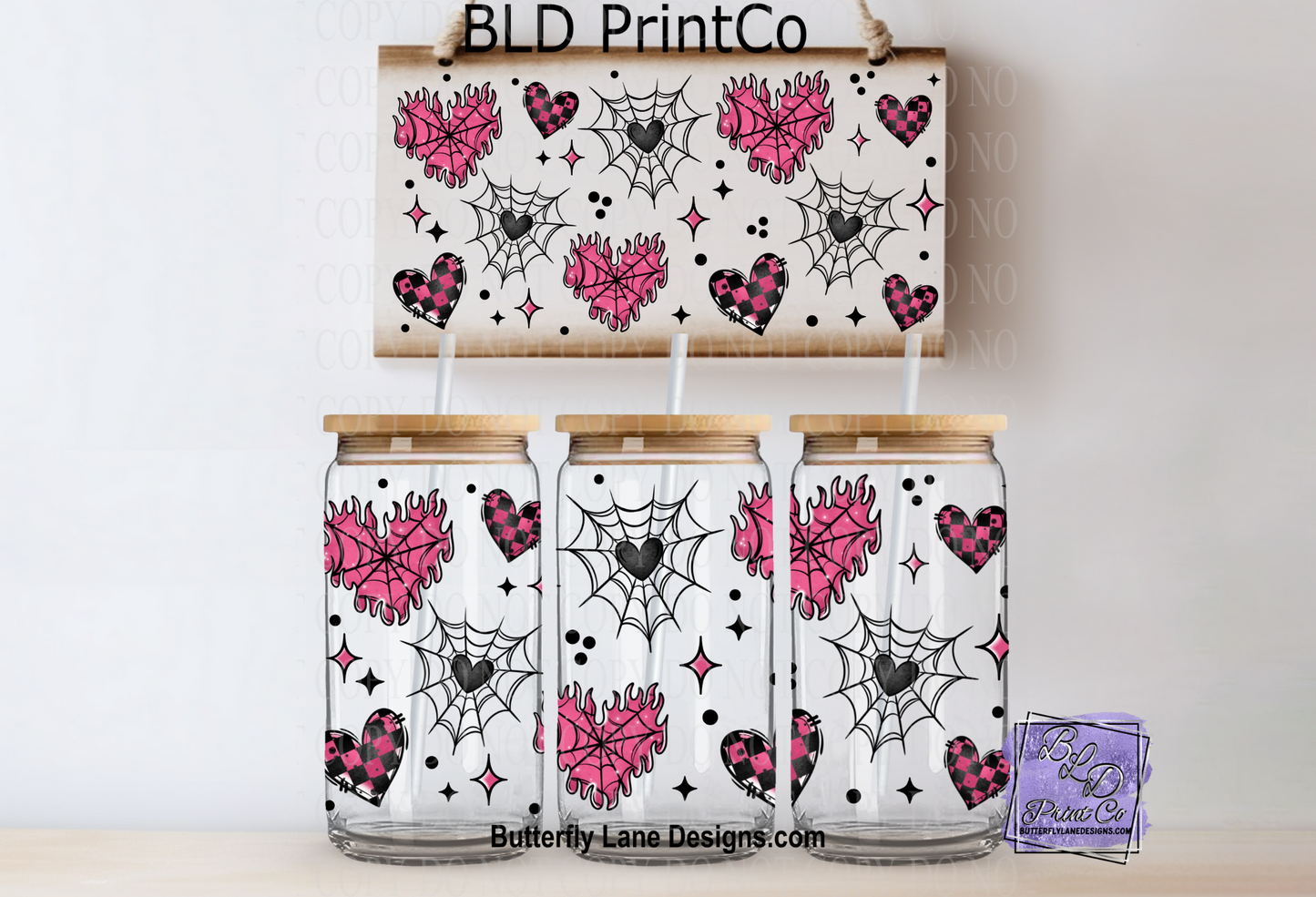 L347 Pink_Flame_Hearts