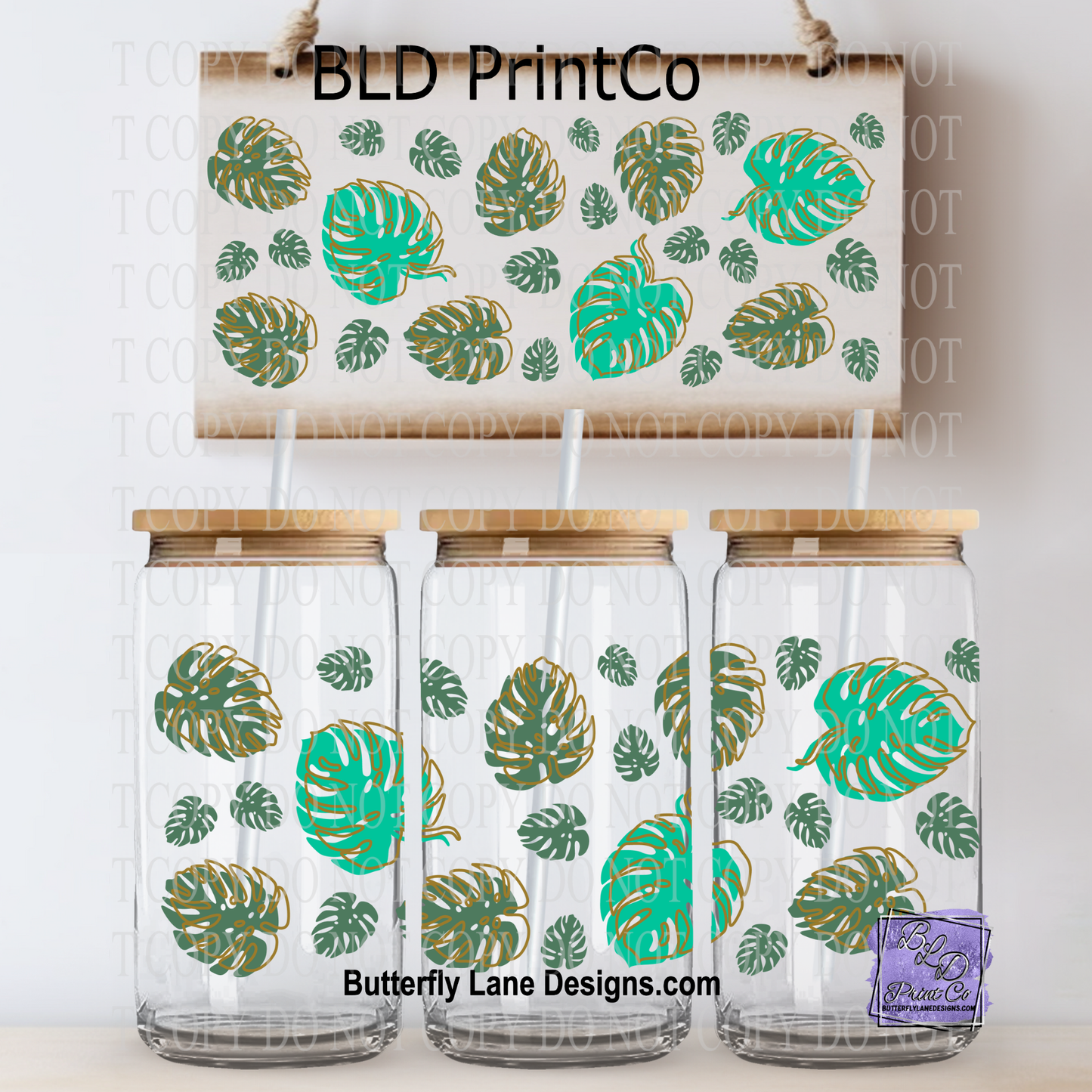 L829 Tropical leaves