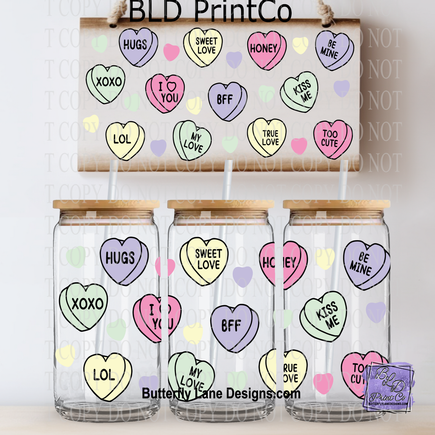 L953 Valentine conversation hearts
