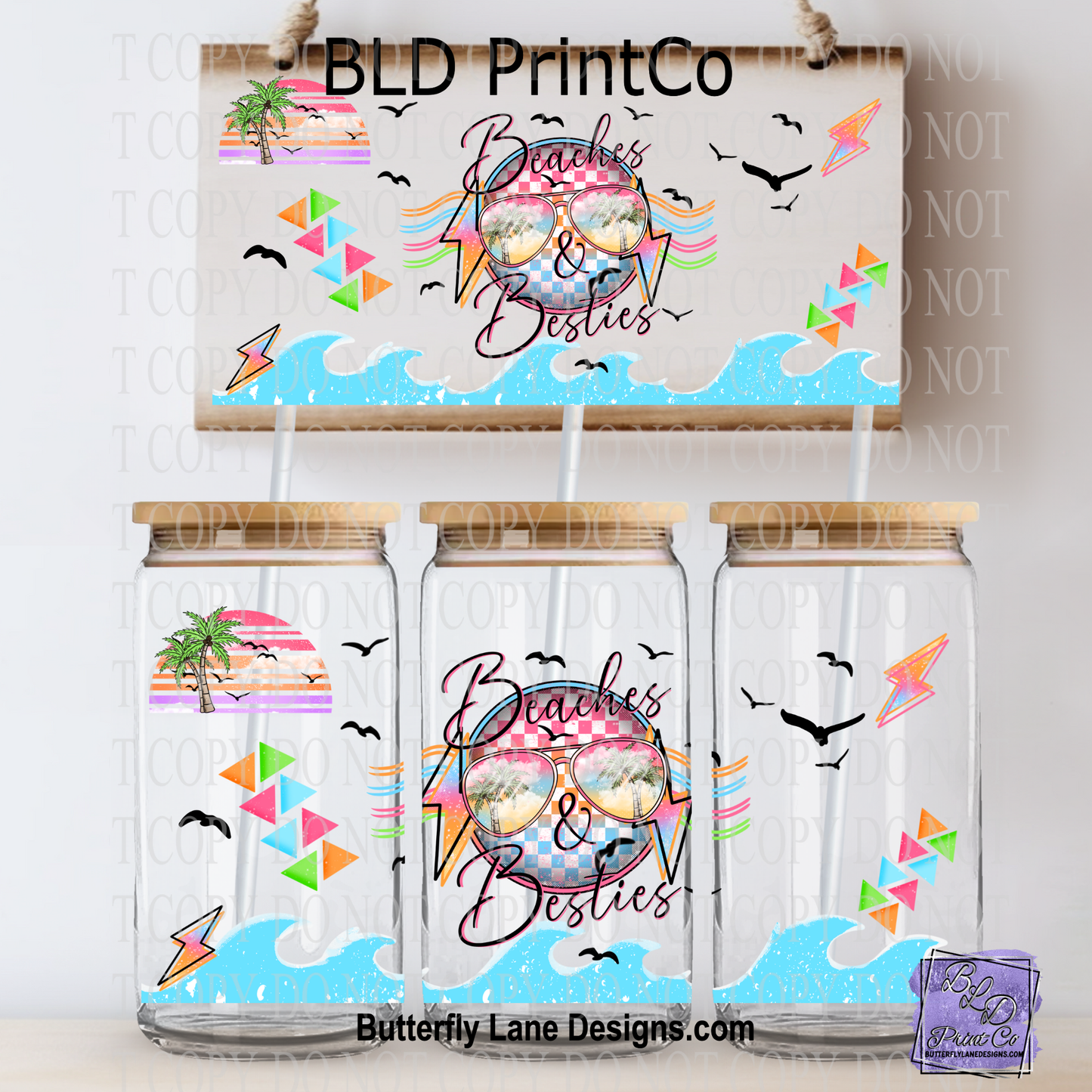 Beaches & Besties | Retro 90s Summer Sunset | L1015