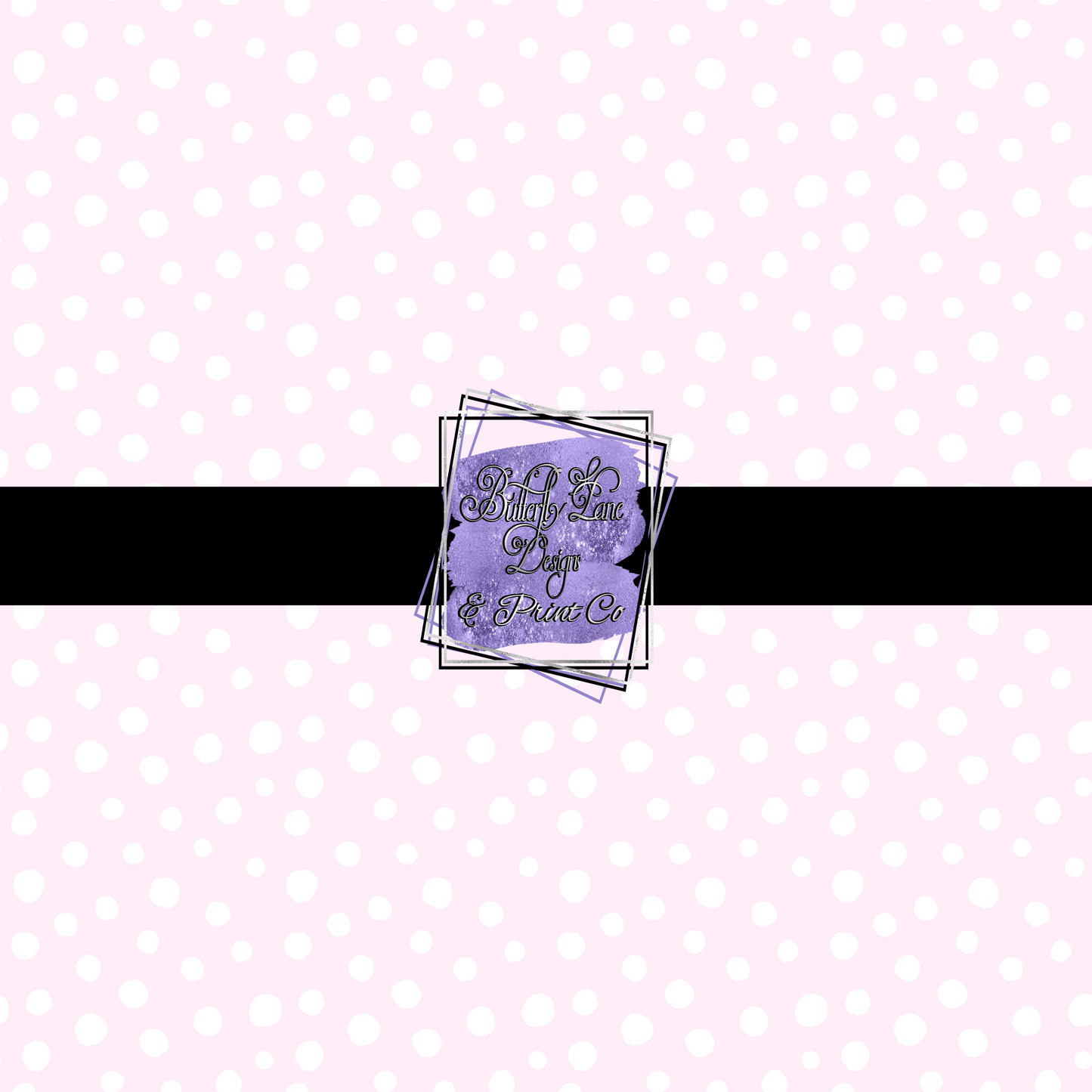 Light pink polka dot  PV 544- Patterned Vinyl