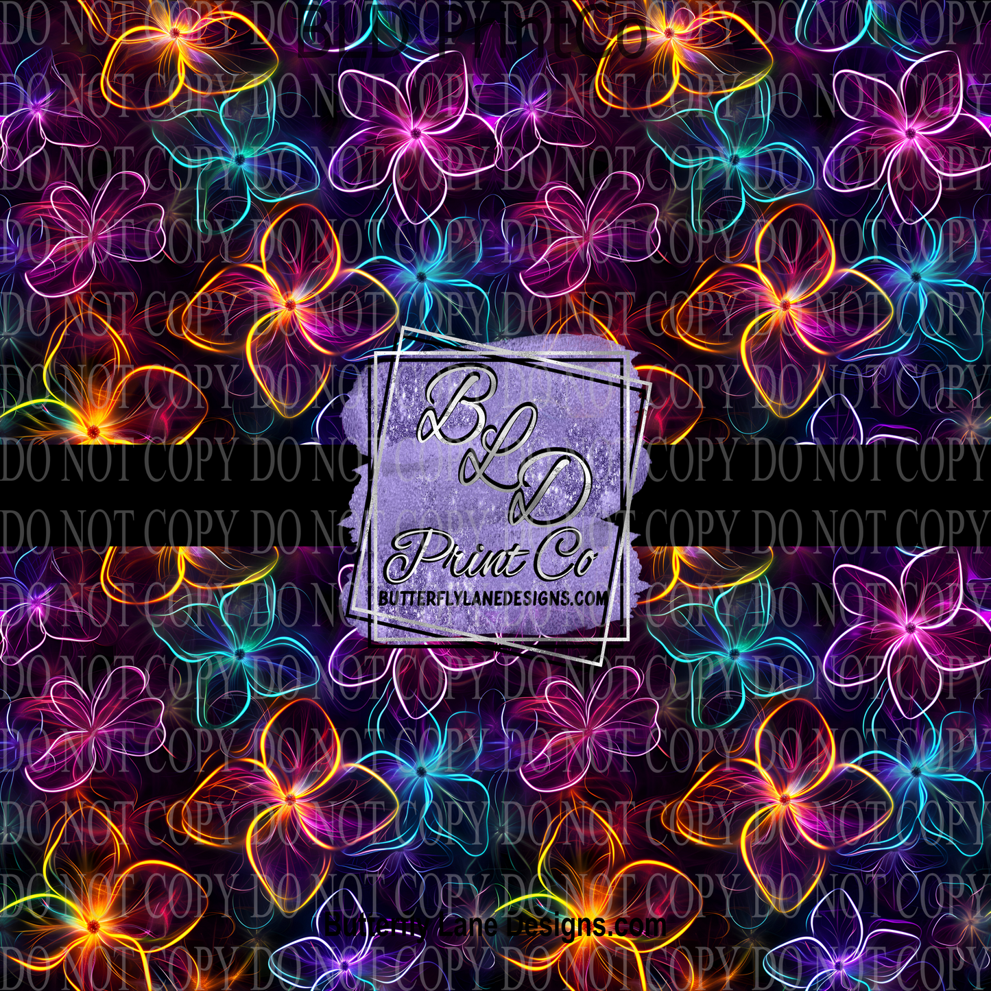 Neon Florals PV 1144 :: Patterned Vinyl