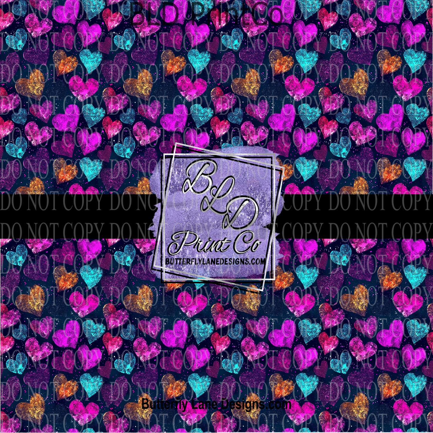 Neon Hearts PV 1150 :: Patterned Vinyl