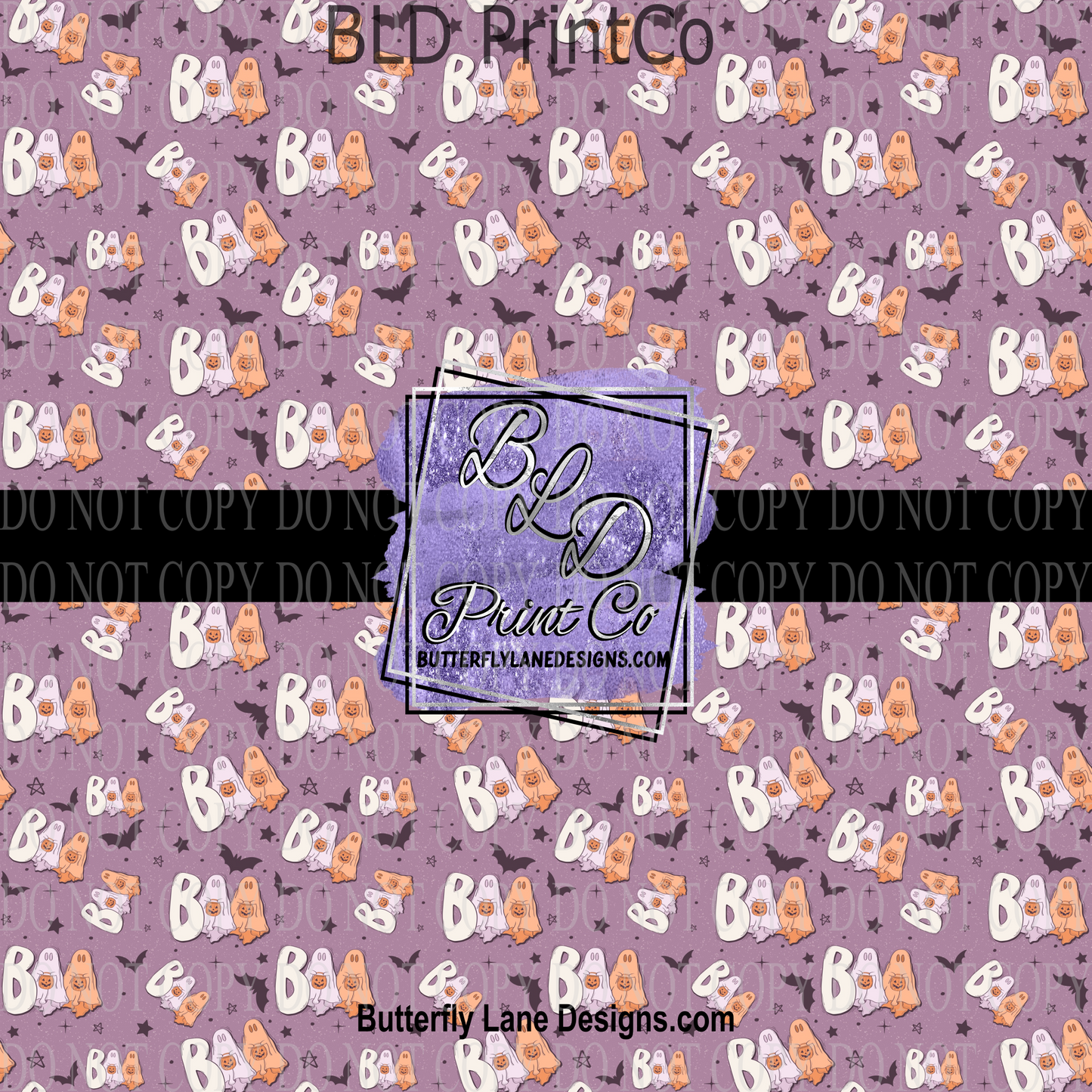 Purple Halloween Boo Boo Boo PV 1269