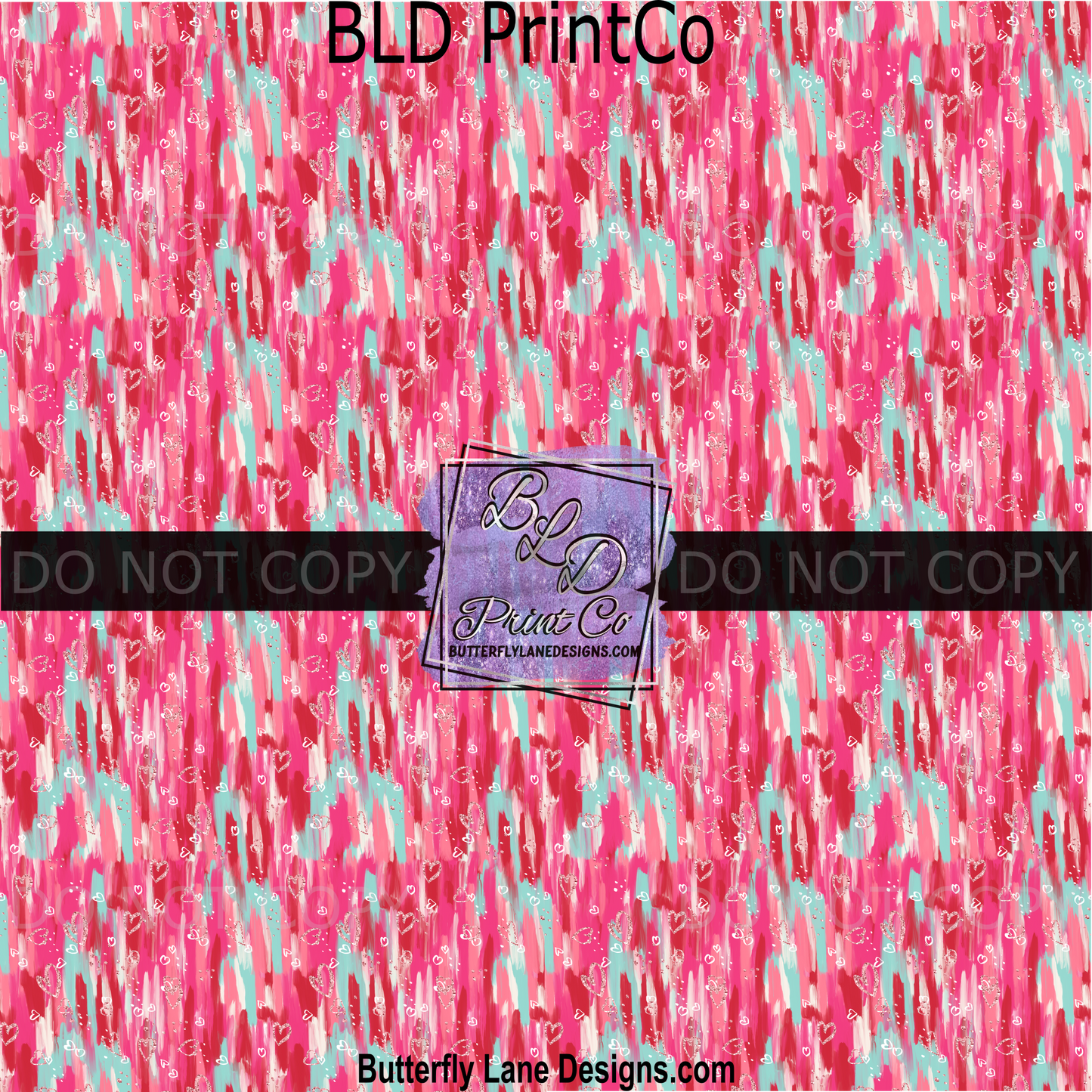 PV 1790 Shades of red abstract shapes brush stroke