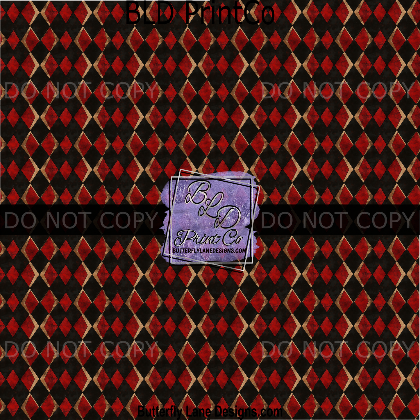 PV 1805 Red and Black diamond Shape & Texture