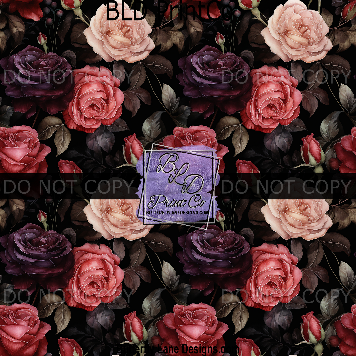 PV1844 Delicate full bloom rose florals