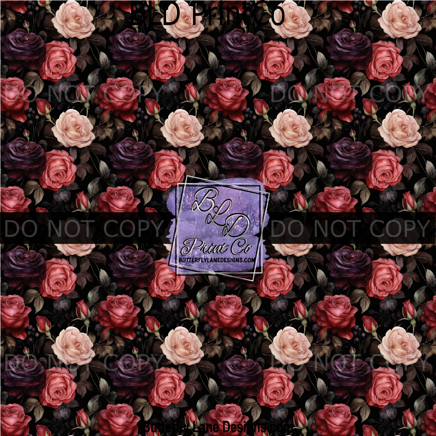 PV1844 Delicate full bloom rose florals