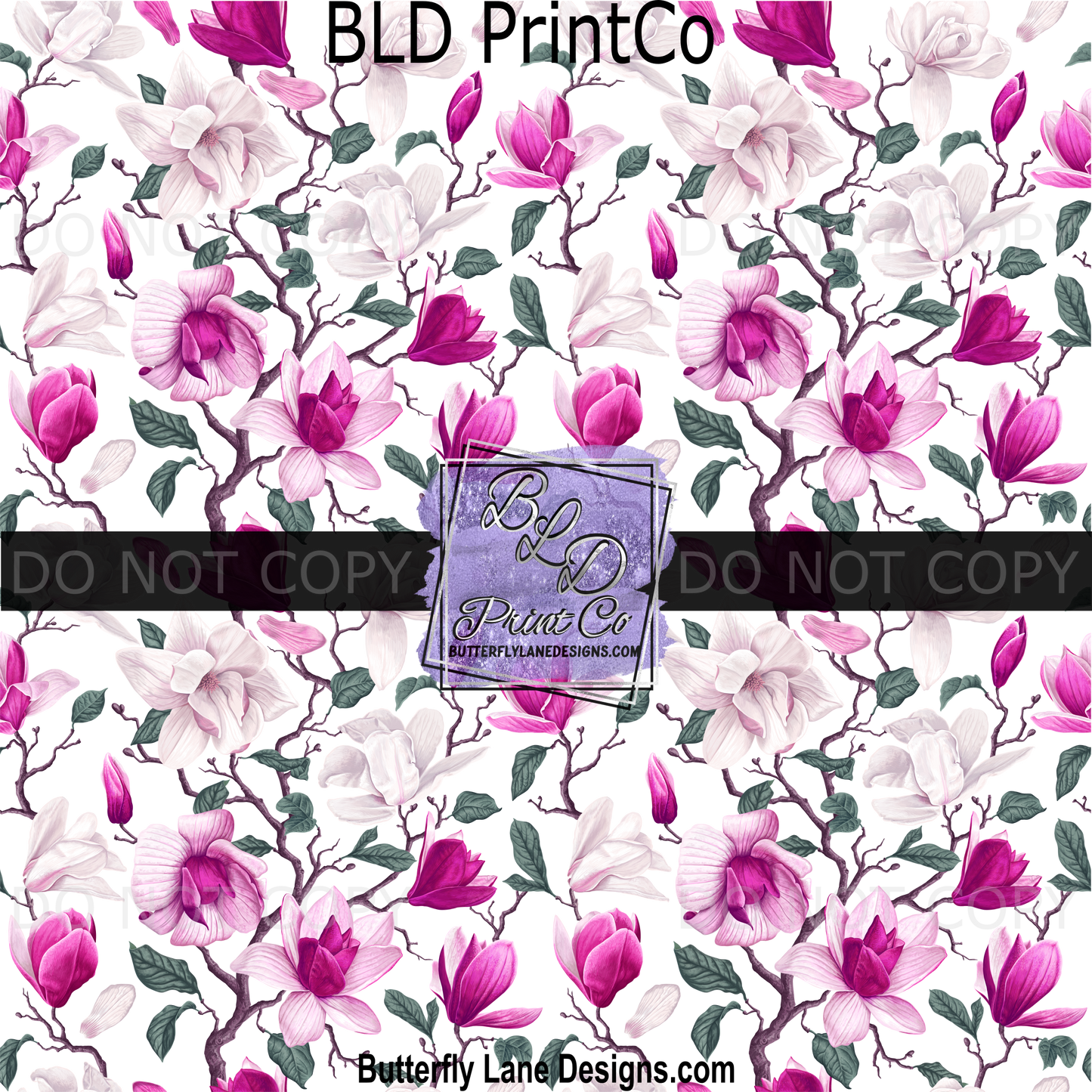 White and Pink Magnolias PV 1874