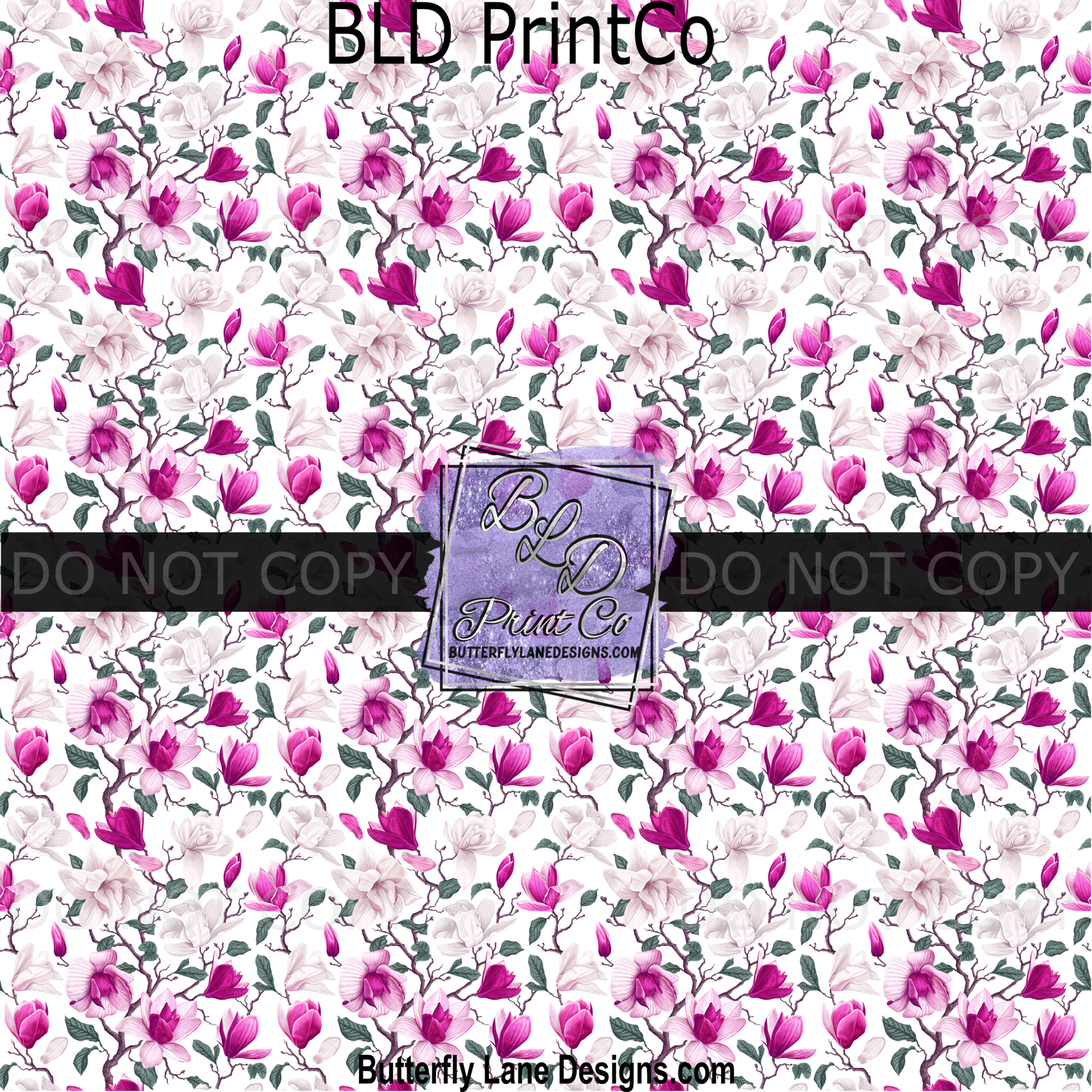 White and  Pink Magnolias PV 1874