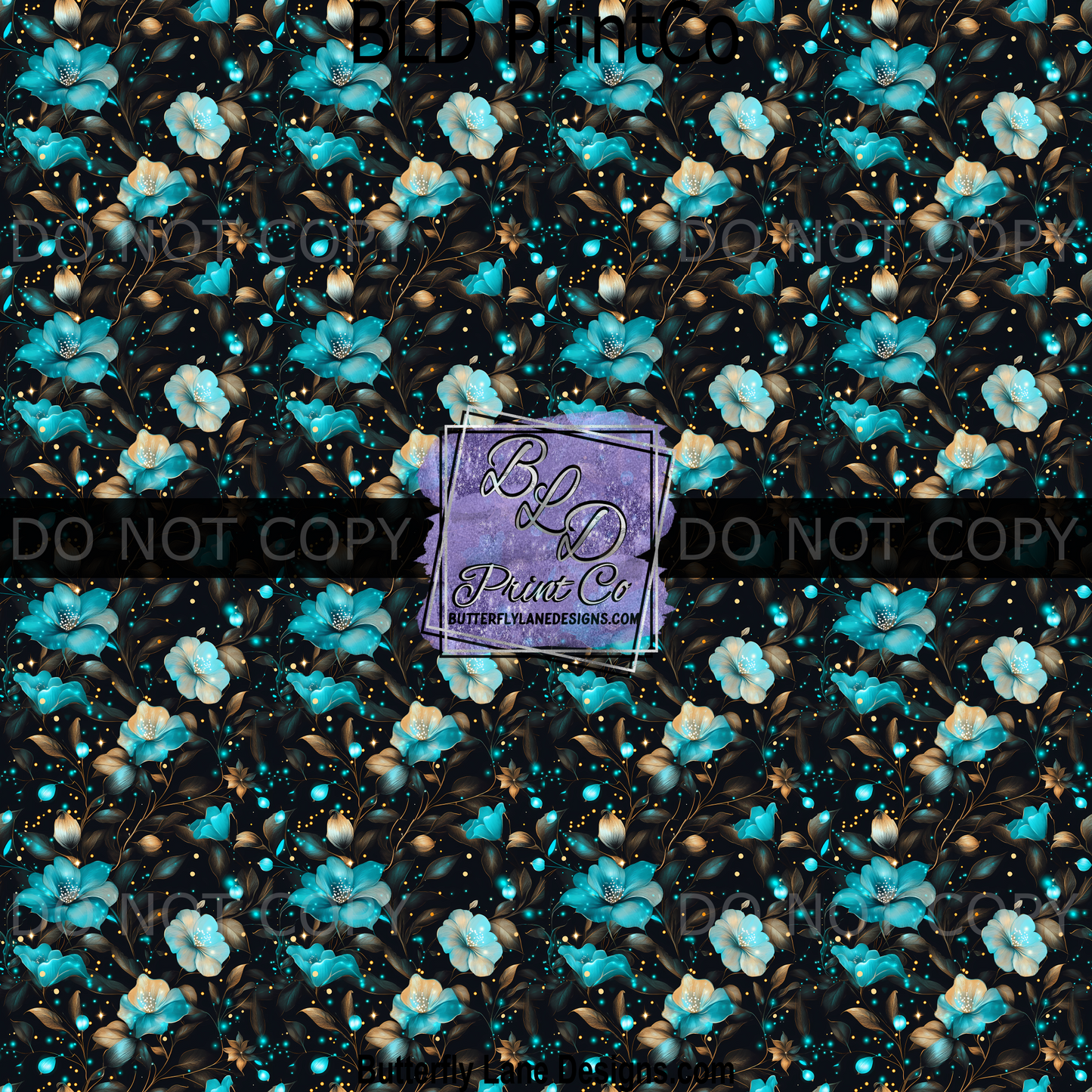 PV 1921 Florals-Turquoise Magic