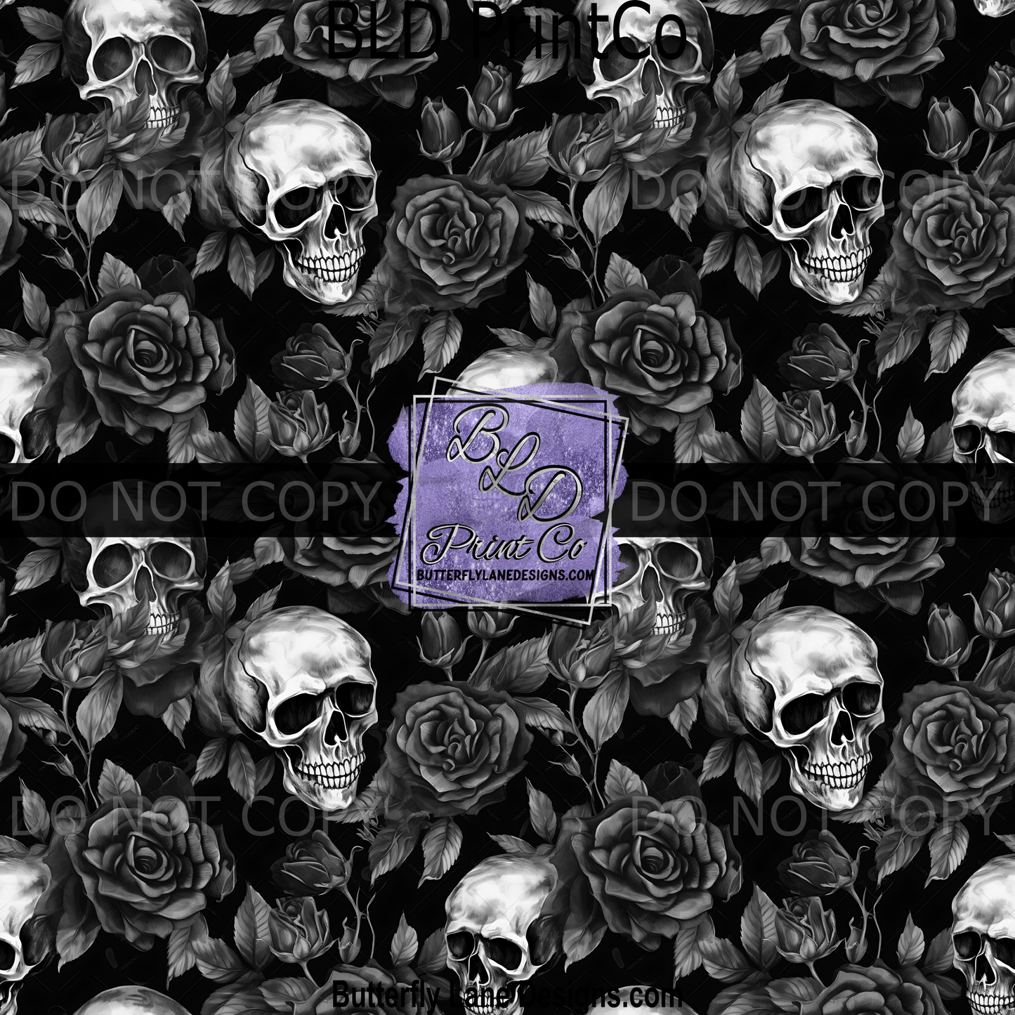PV 2005 Skulls-Roses-Monochrome