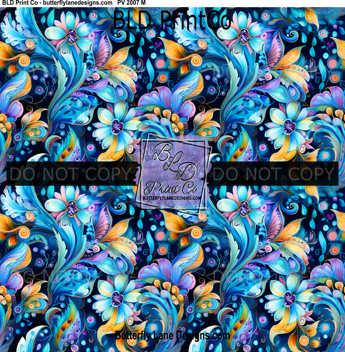 PV 2007 Paisley Me Blue