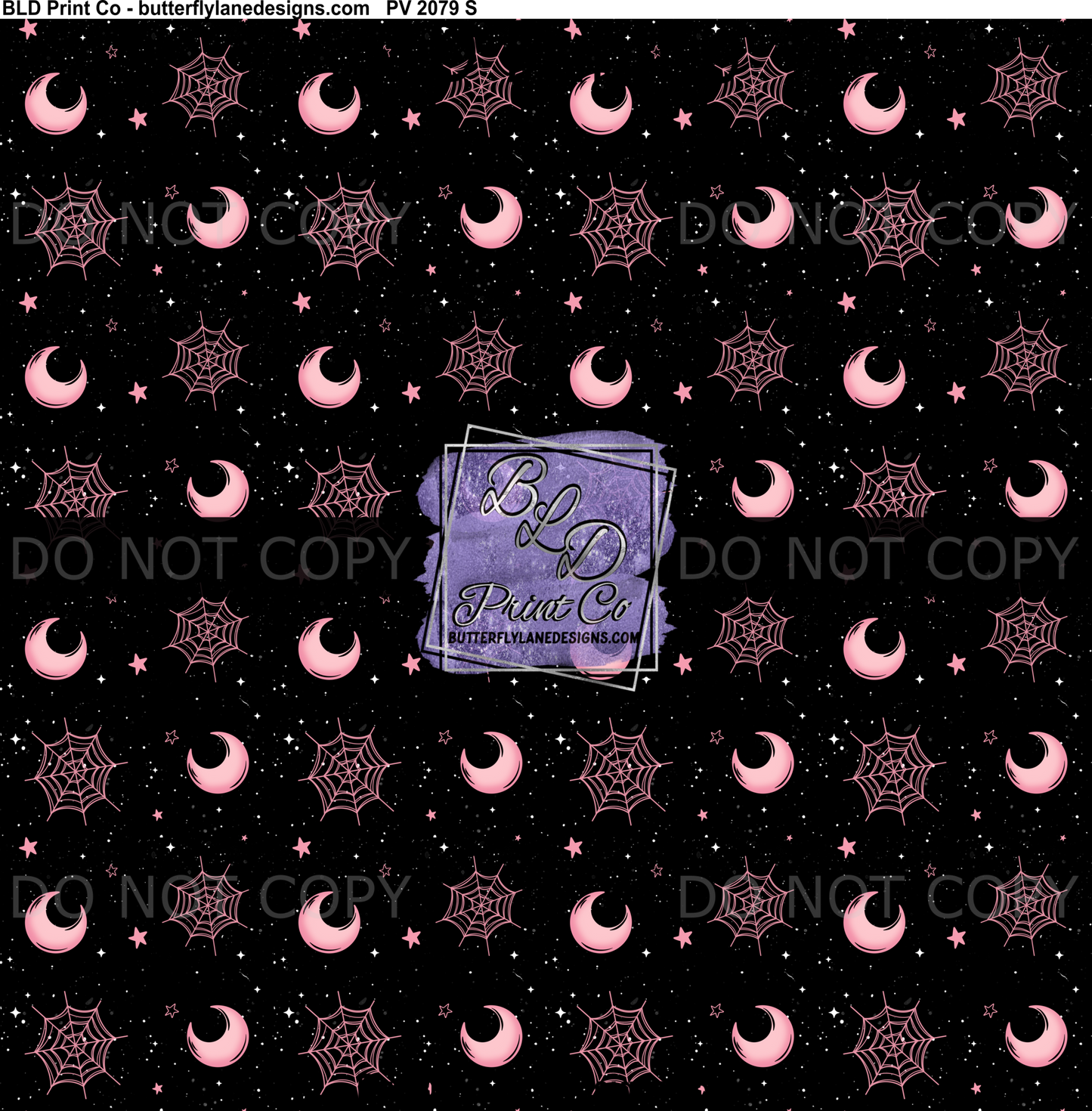 PV 2079 Coffee Bat- Pink Webs Coordinate