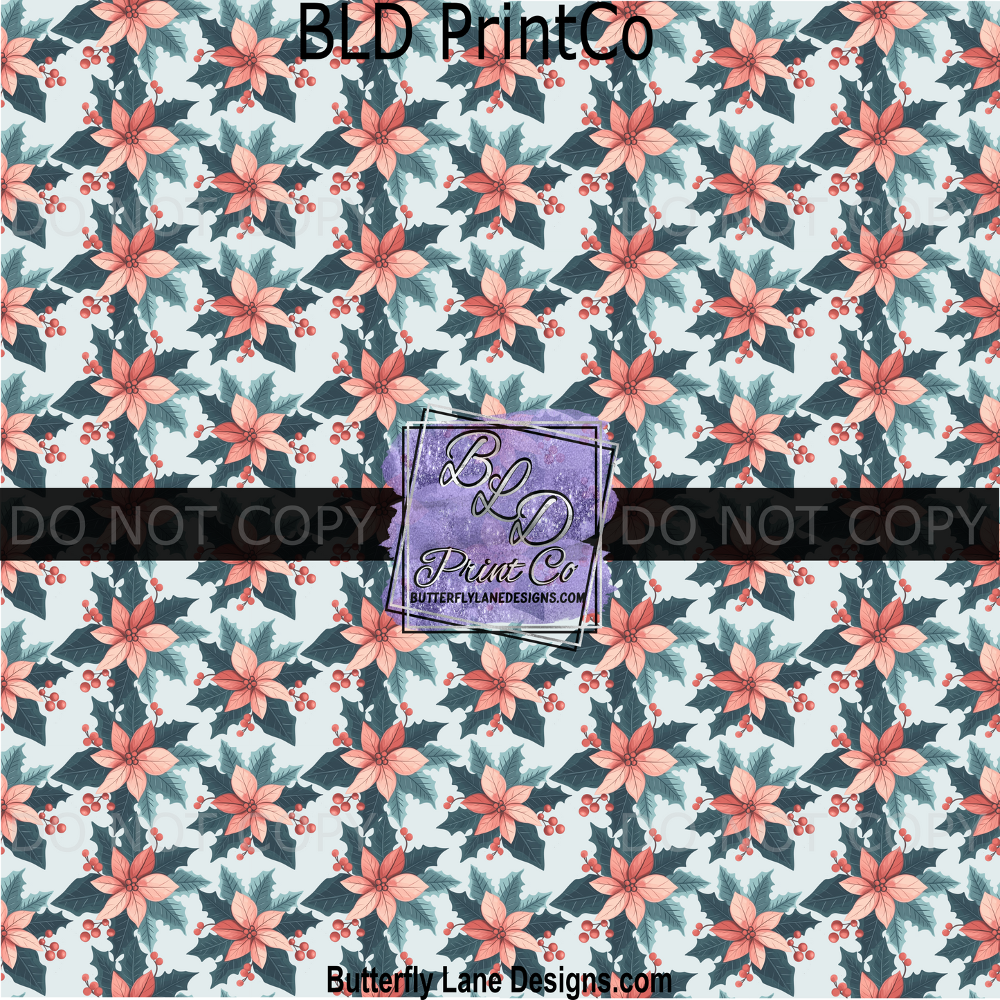 PV 2297 Poinsettia pattern