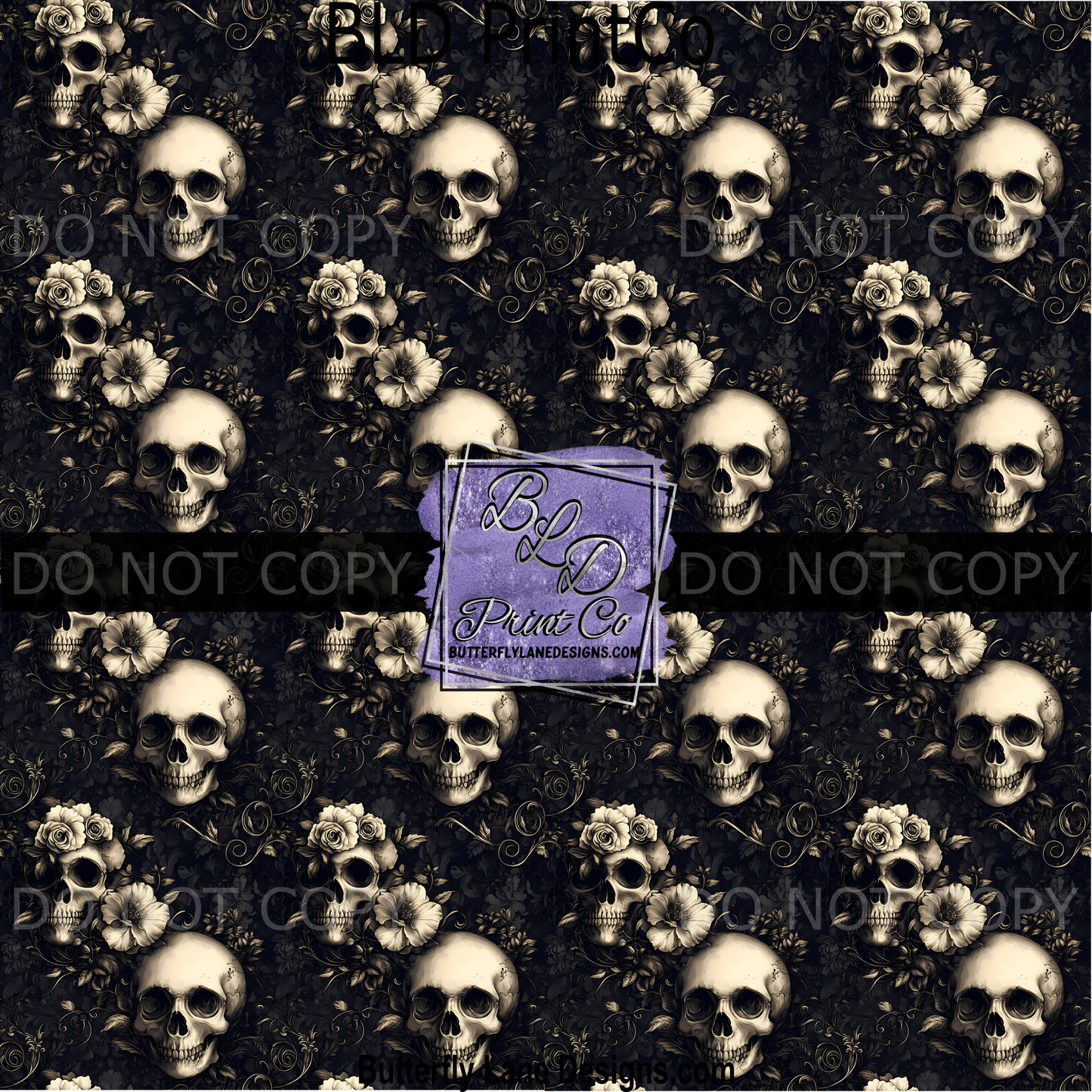 PV 2303 Vintage skulls gothic